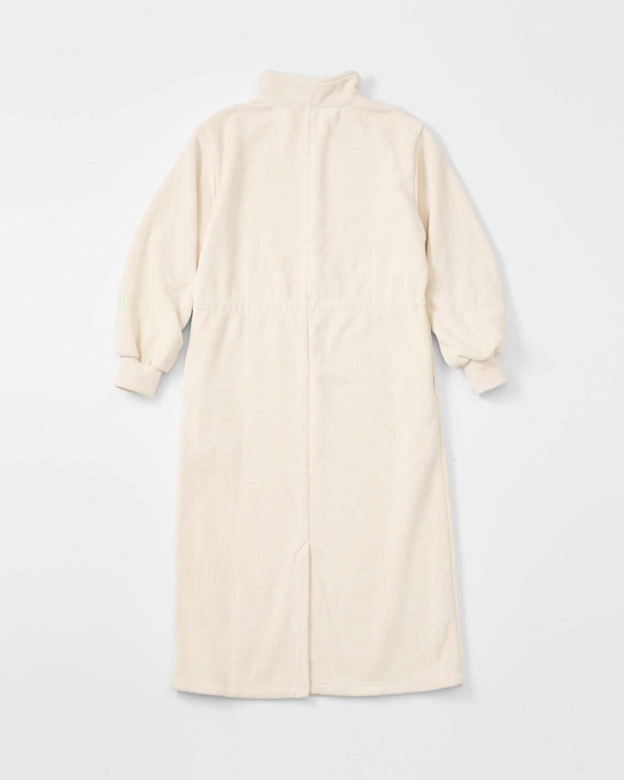 【L's】KNIT FLEECE HALF ZIP OP/ニットフリースハーフジップワンピース