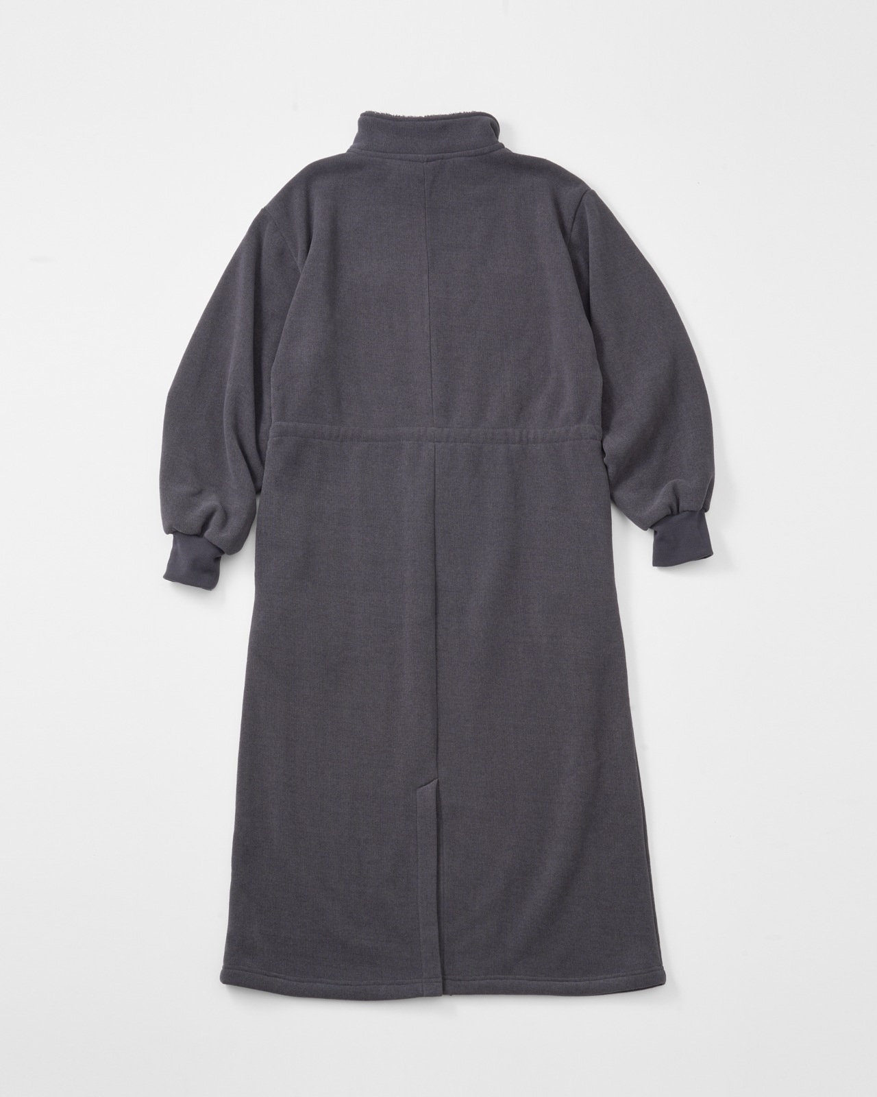【L's】KNIT FLEECE HALF ZIP OP/ニットフリースハーフジップワンピース