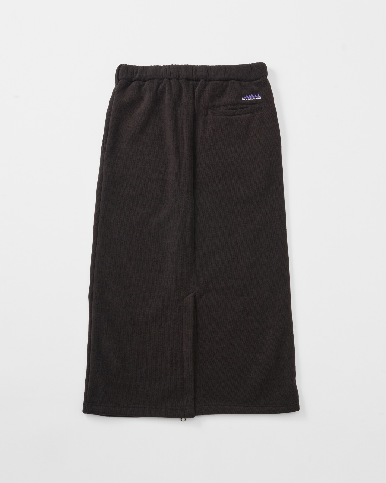 【L's】KNIT FLEECE FRONT ZIP SKIRT/ニットフリースフロントジップスカート