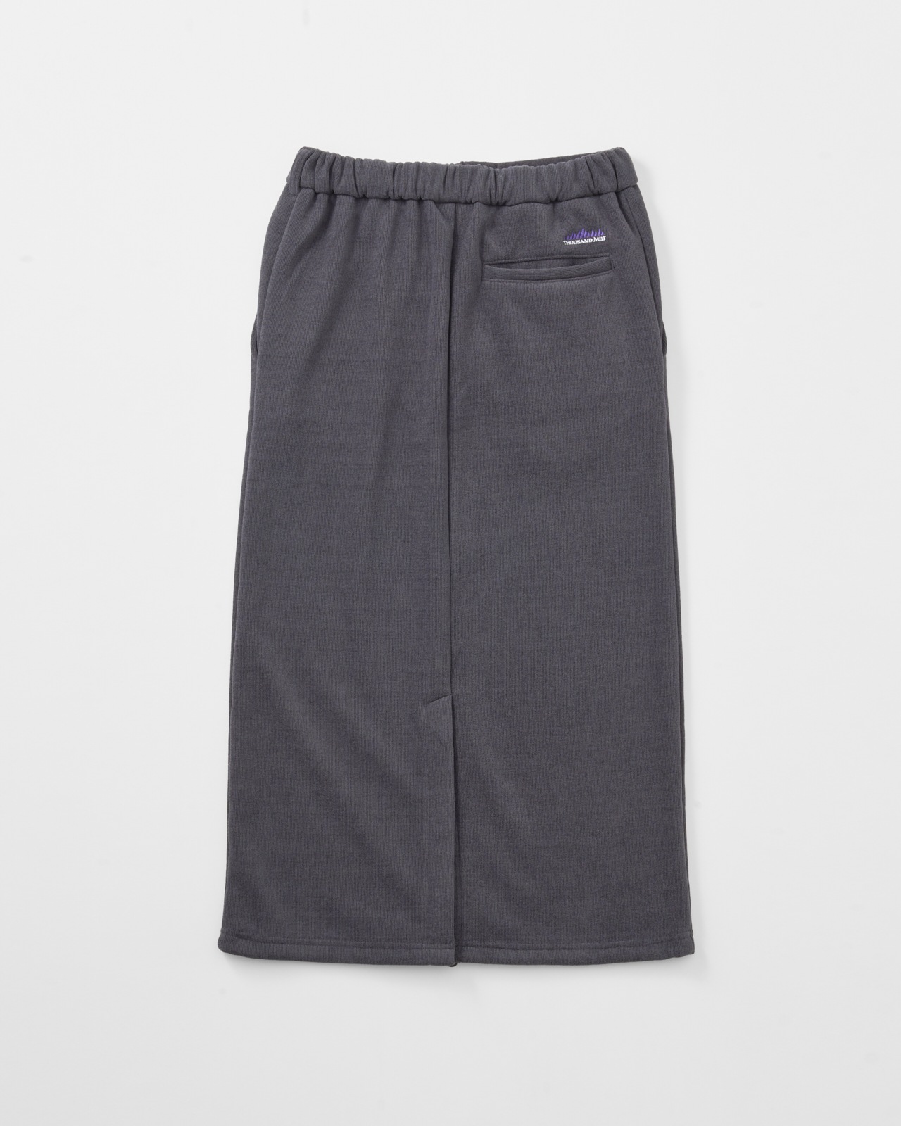 【L's】KNIT FLEECE FRONT ZIP SKIRT/ニットフリースフロントジップスカート