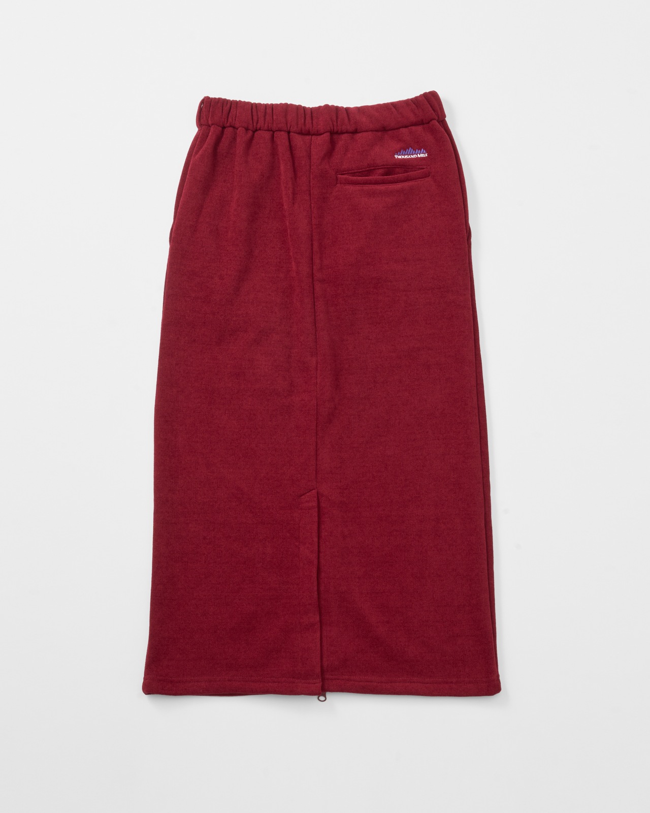 【L's】KNIT FLEECE FRONT ZIP SKIRT/ニットフリースフロントジップスカート