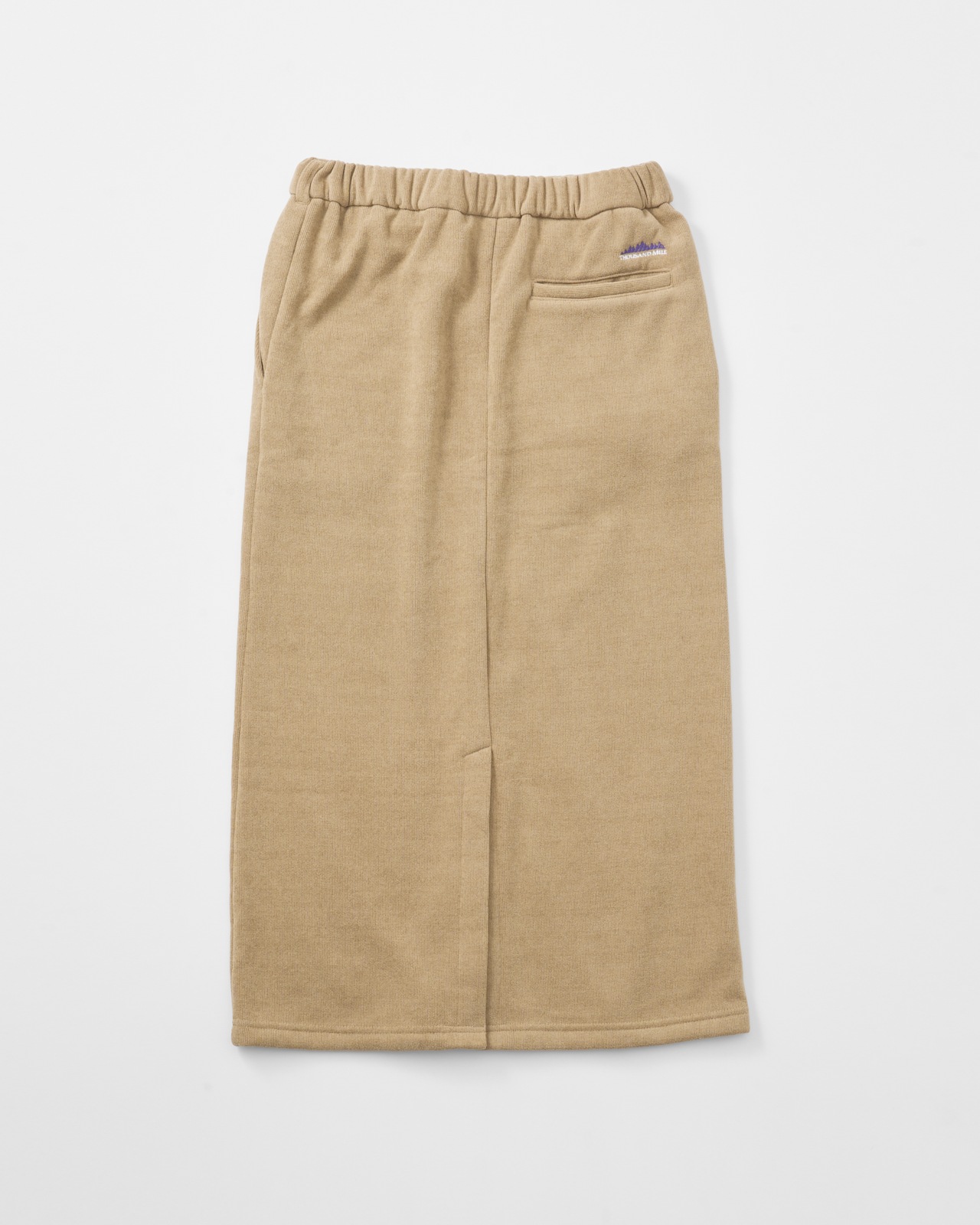 【L's】KNIT FLEECE FRONT ZIP SKIRT/ニットフリースフロントジップスカート