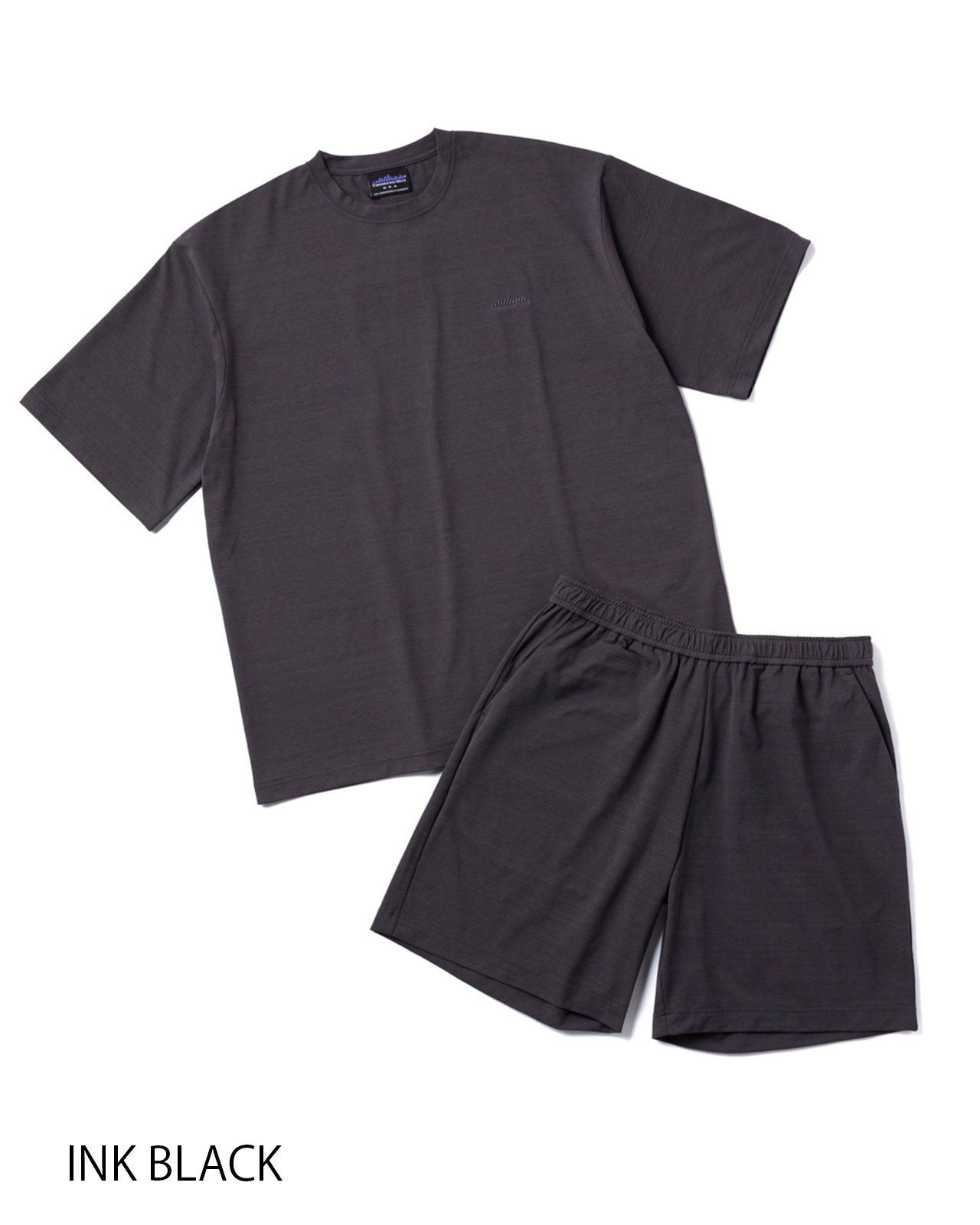 【M's】SHORT SLEEVE T-SHIRT & SHORT PANTS SET LUXELEAF JERSEY/ショートスリーブTシャツ&ショートパンツセット