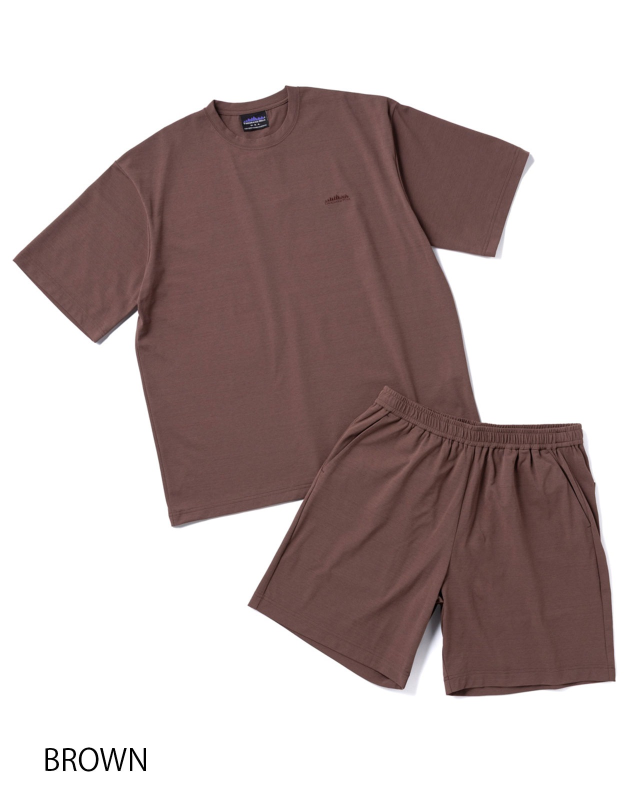 【M's】SHORT SLEEVE T-SHIRT & SHORT PANTS SET LUXELEAF JERSEY/ショートスリーブTシャツ&ショートパンツセット