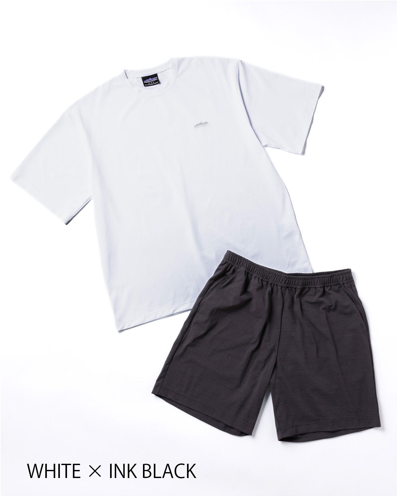 【M's】SHORT SLEEVE T-SHIRT & SHORT PANTS SET LUXELEAF JERSEY/ショートスリーブTシャツ&ショートパンツセット