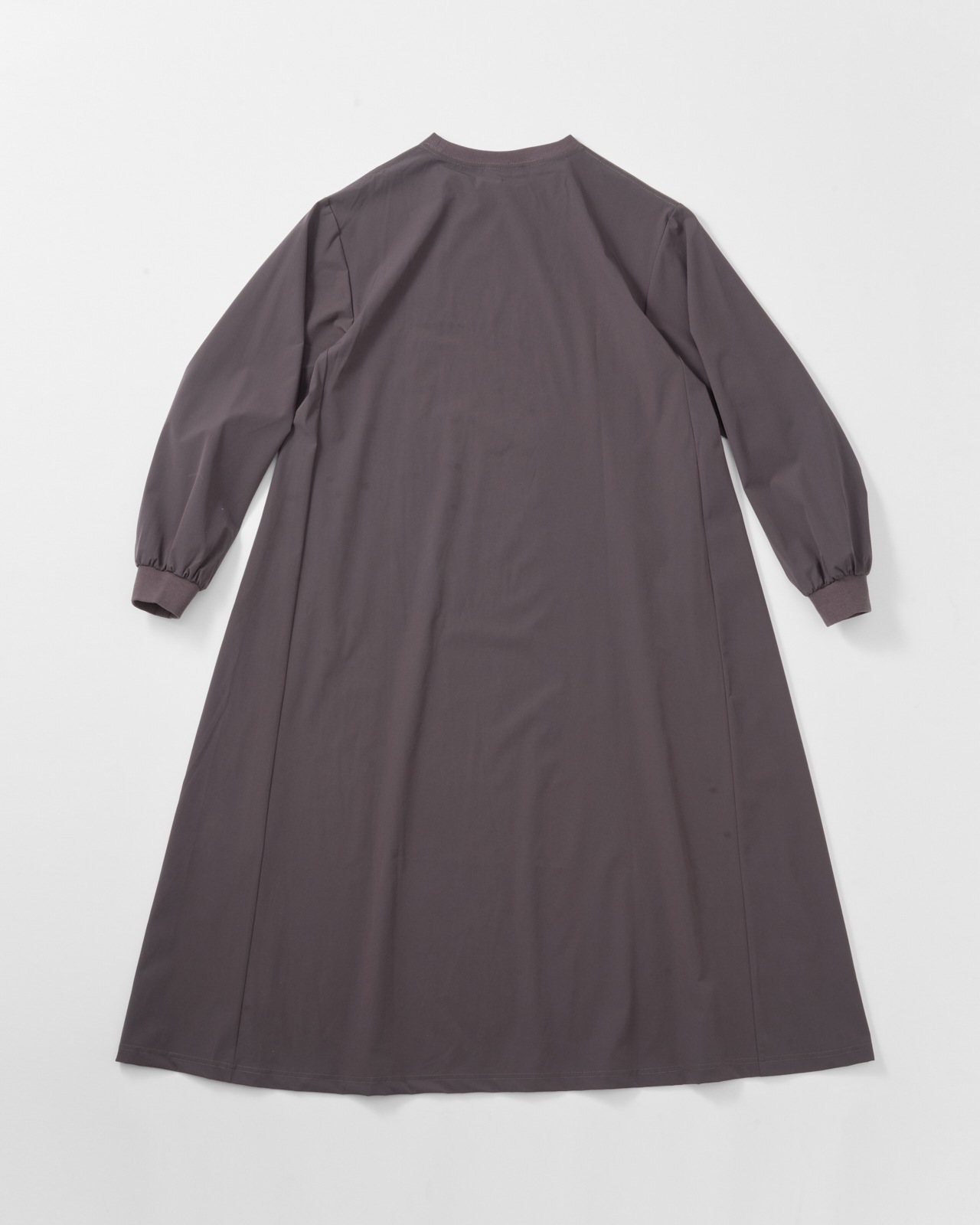 L's】LONG SLEEVE OP NYLON・POLYURETHANE/ロングスリーブワンピース