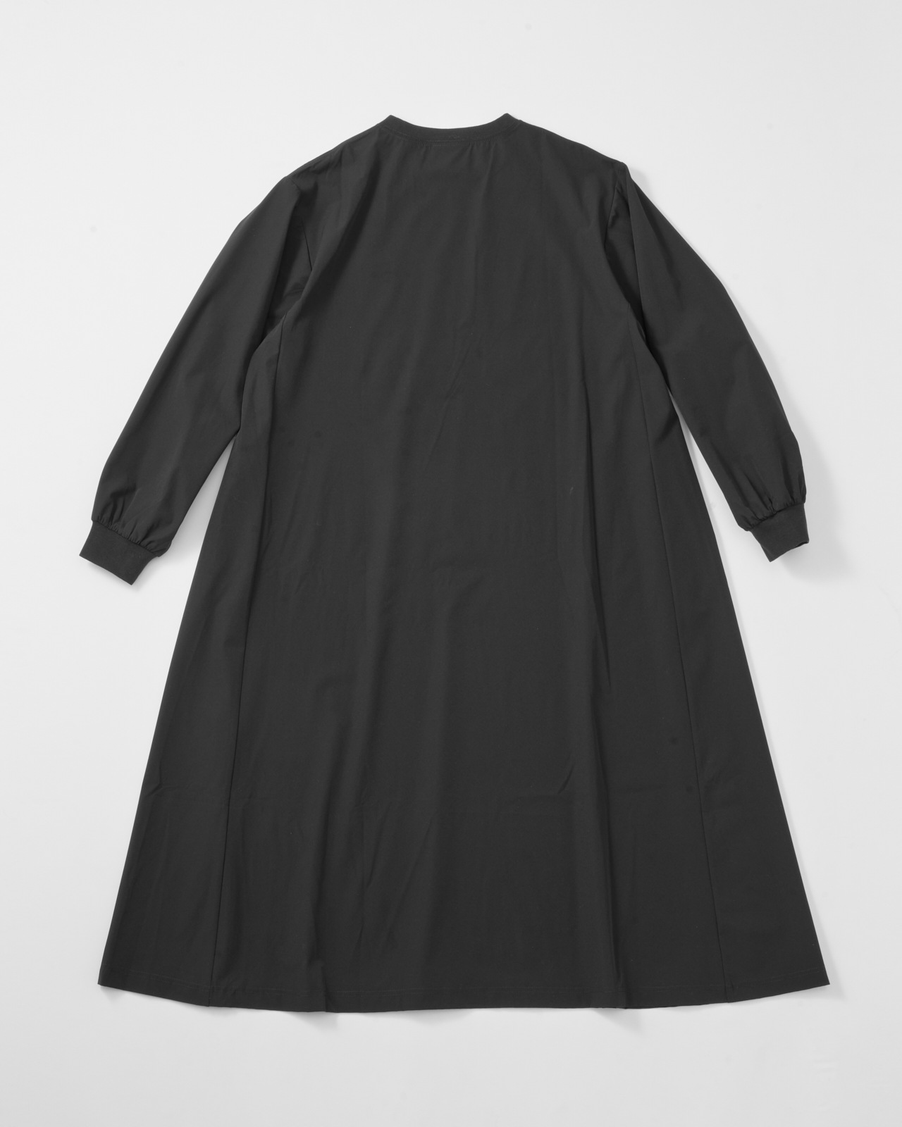 L's】LONG SLEEVE OP NYLON・POLYURETHANE/ロングスリーブワンピース