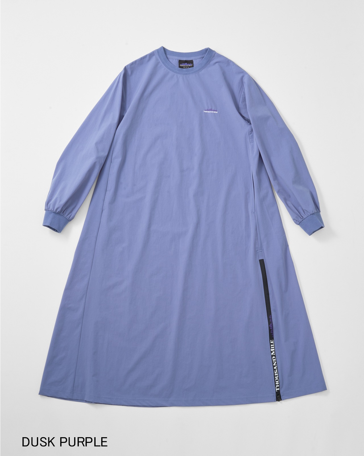 【L's】LONG SLEEVE OP NYLON・POLYURETHANE/ロングスリーブワンピース ナイロン・ポリウレタン