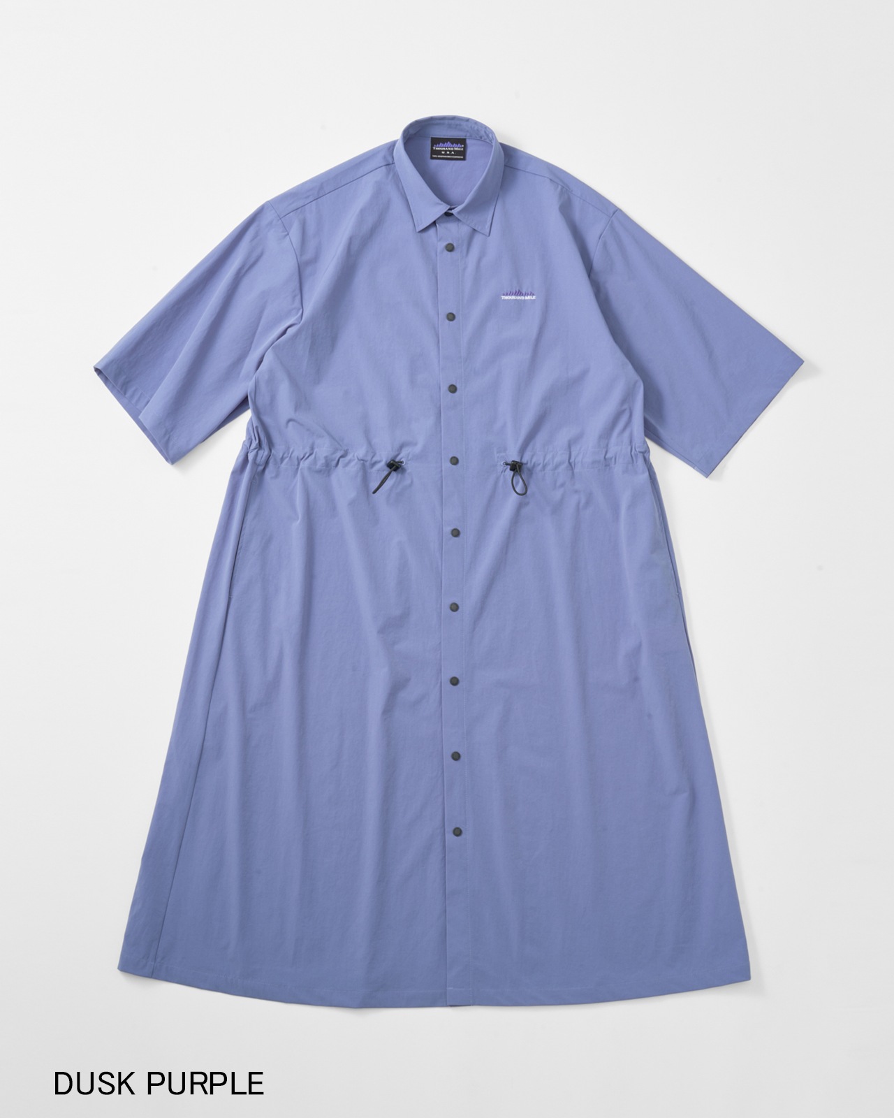 L's】3/4 SLEEVE SNAP OP NYLON・POLYURETHANE/スリーブスナップ