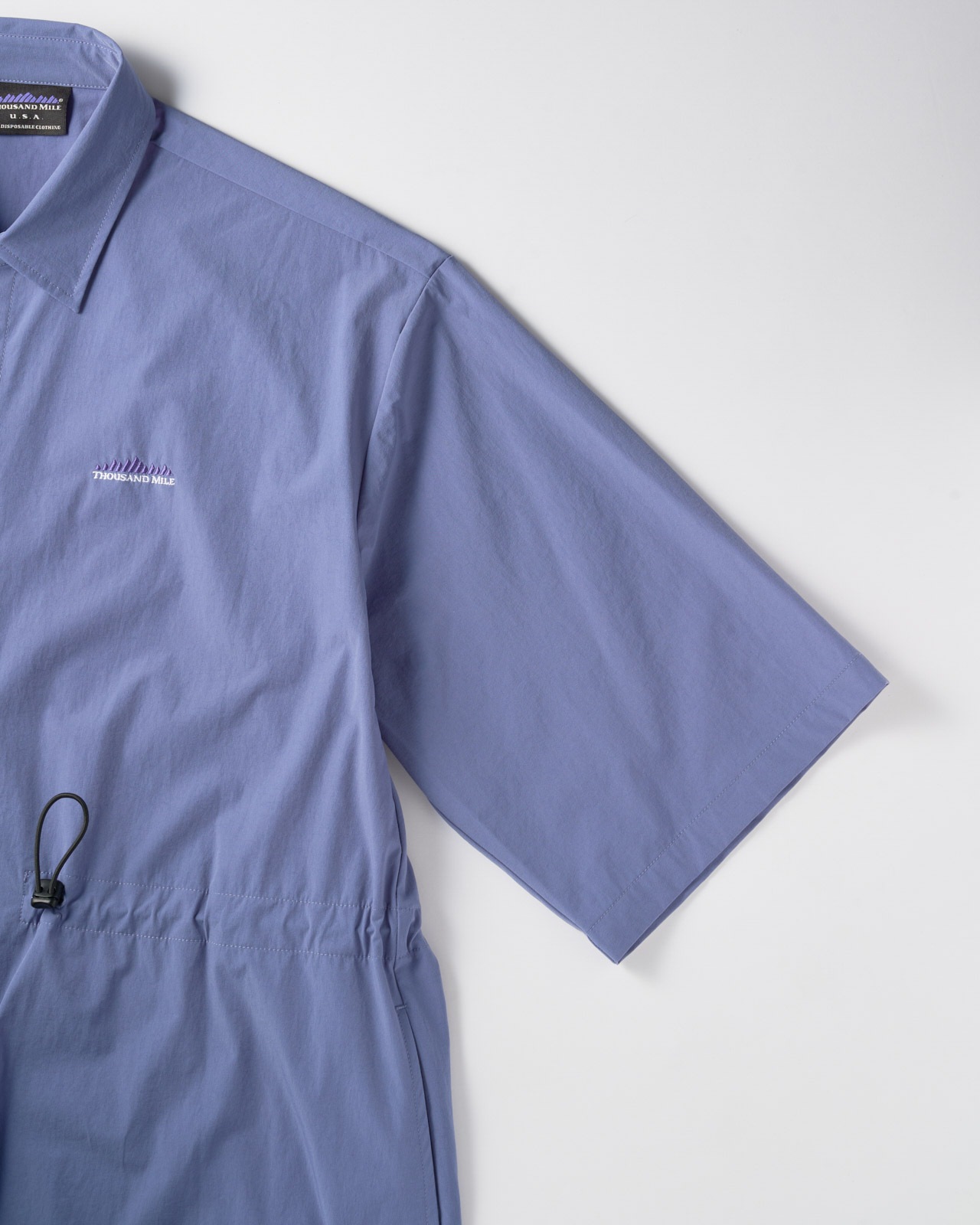 【L's】3/4 SLEEVE SNAP OP NYLON・POLYURETHANE/スリーブスナップワンピース ナイロン・ポリウレタン