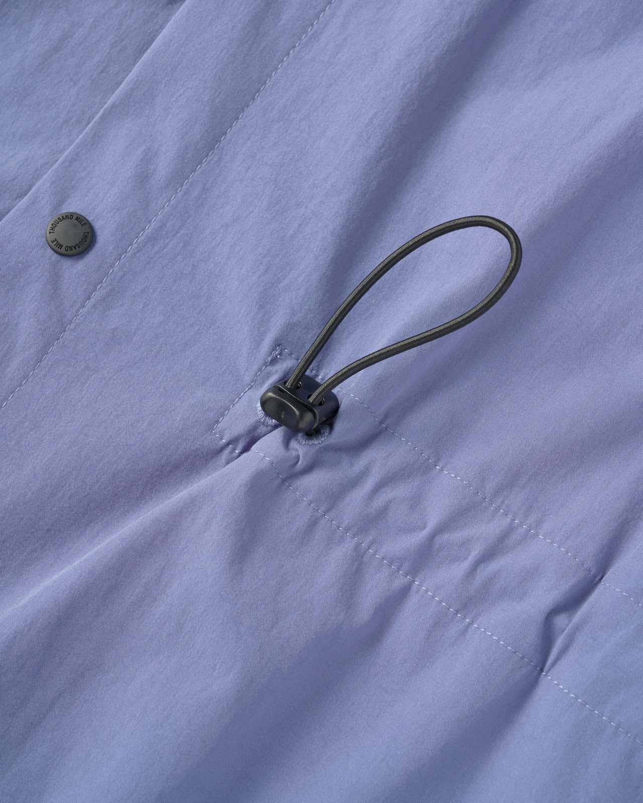 L's】3/4 SLEEVE SNAP OP NYLON・POLYURETHANE/スリーブスナップ