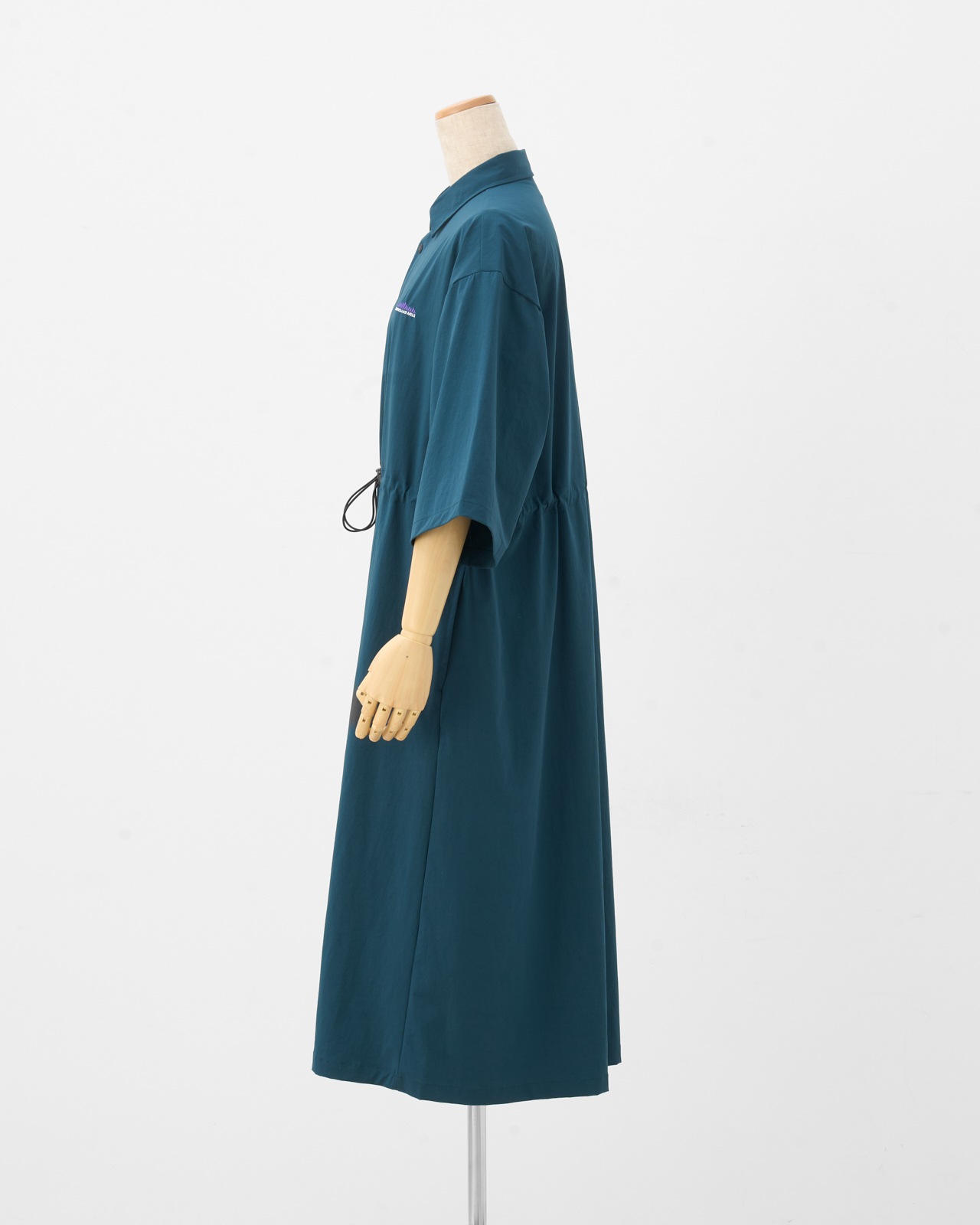 L's】3/4 SLEEVE SNAP OP NYLON・POLYURETHANE/スリーブスナップ