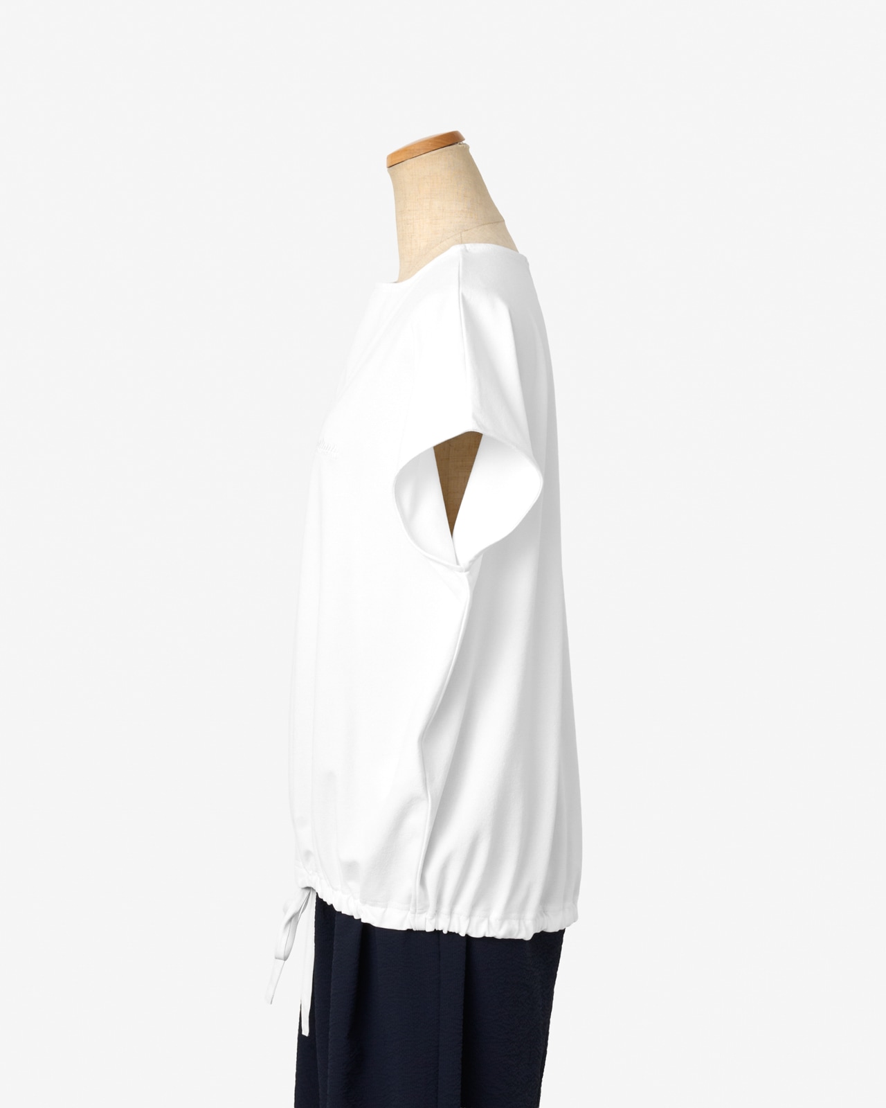 【L's】GATHERED HEM T-SHIRT & SKIRT SET LUXELEAF JERSEY/ギャザーヘムTシャツ&スカートセット