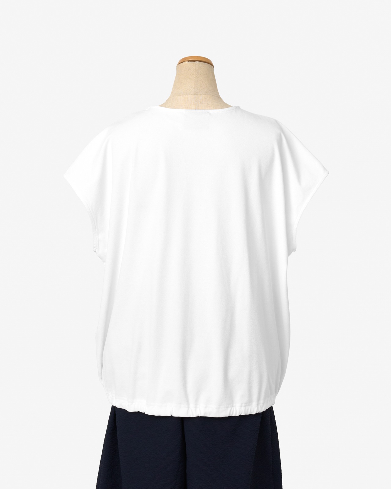 【L's】GATHERED HEM T-SHIRT & SKIRT SET LUXELEAF JERSEY/ギャザーヘムTシャツ&スカートセット