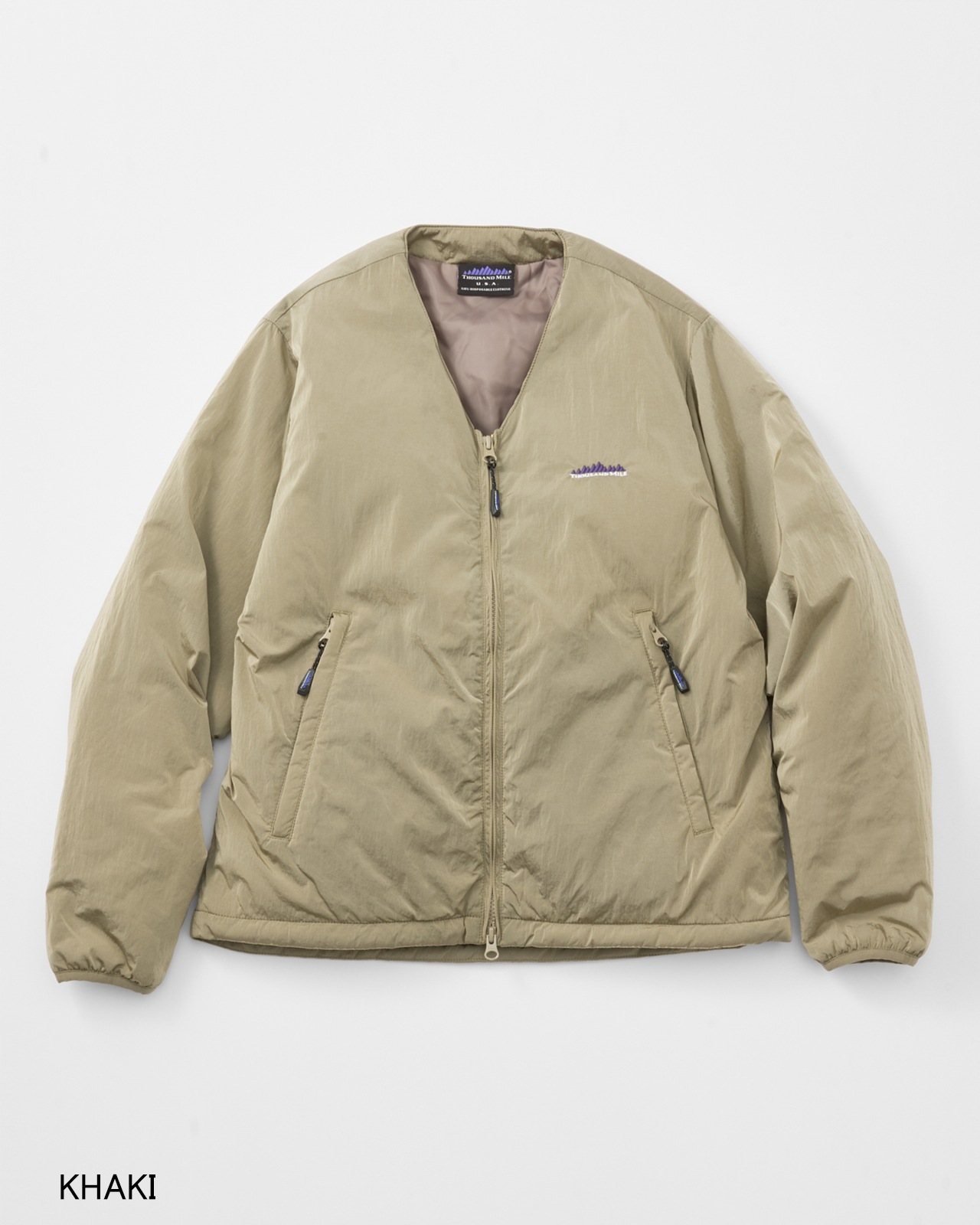 UNISEX】PADDED ZIP CARDIGAN/パデットジップカーディガン | ブランド