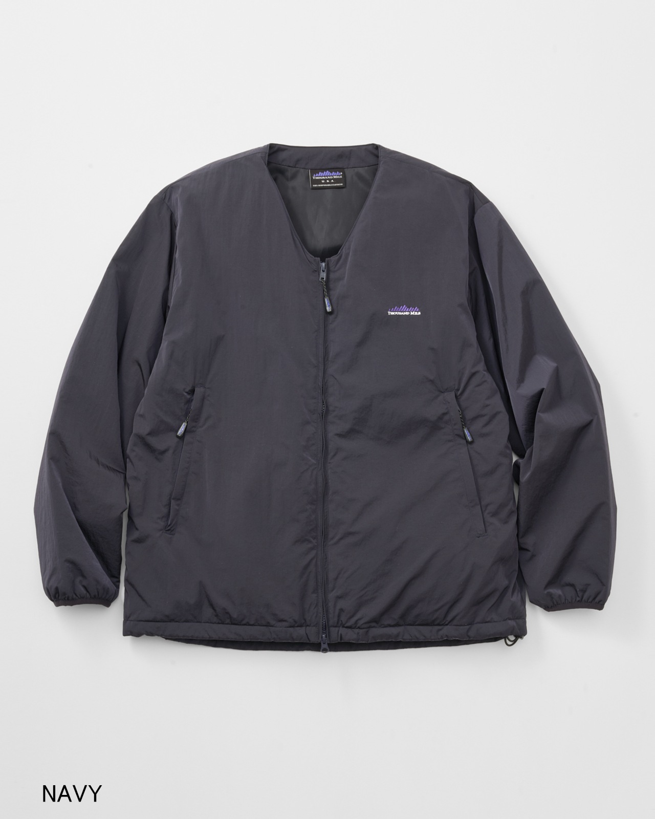 【UNISEX】PADDED ZIP CARDIGAN/パデットジップカーディガン