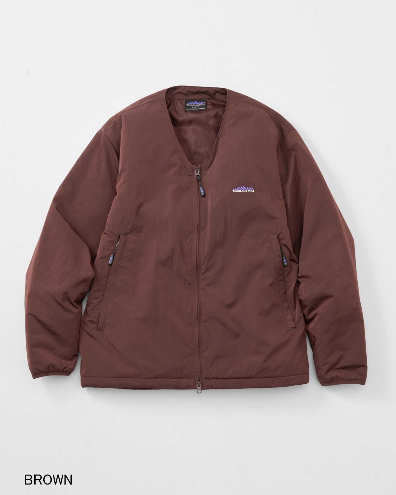 UNISEX】PADDED ZIP CARDIGAN/パデットジップカーディガン | ブランド