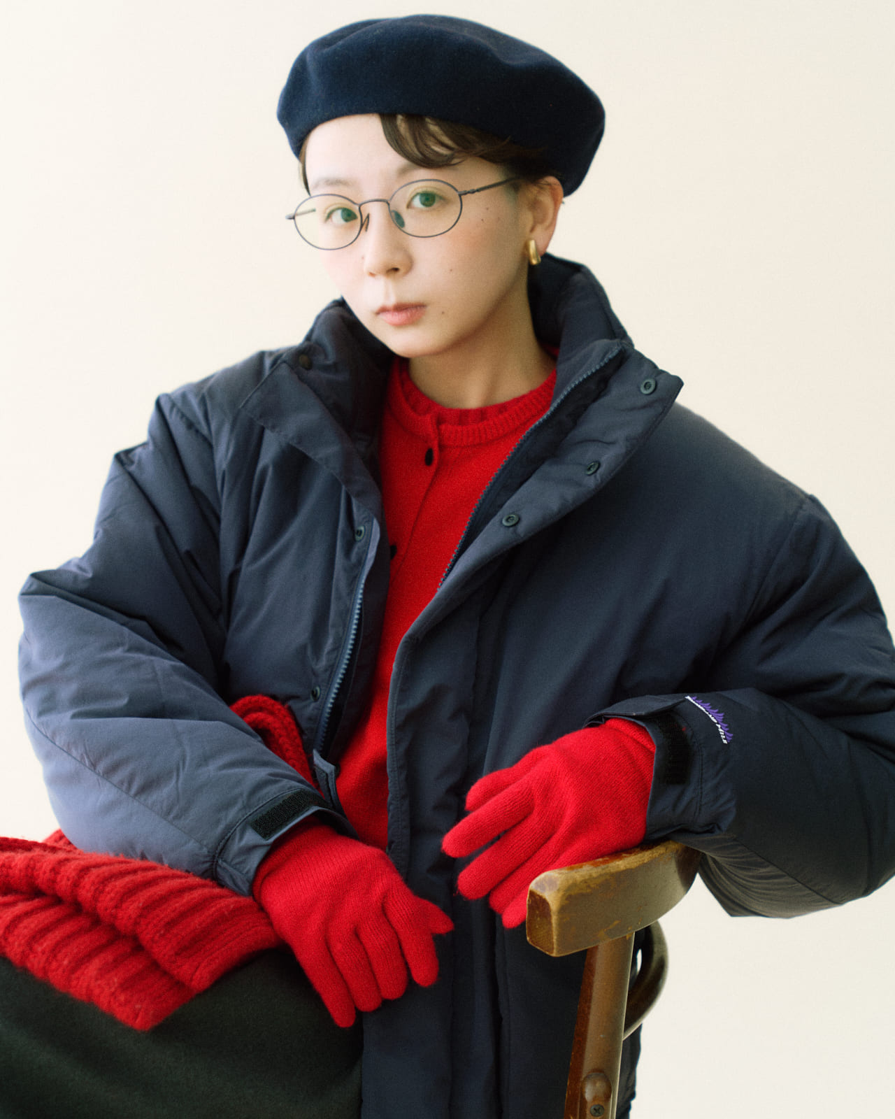 UNISEX】STAND COLLAR PADDED JACKET/スタンドカラーパデット