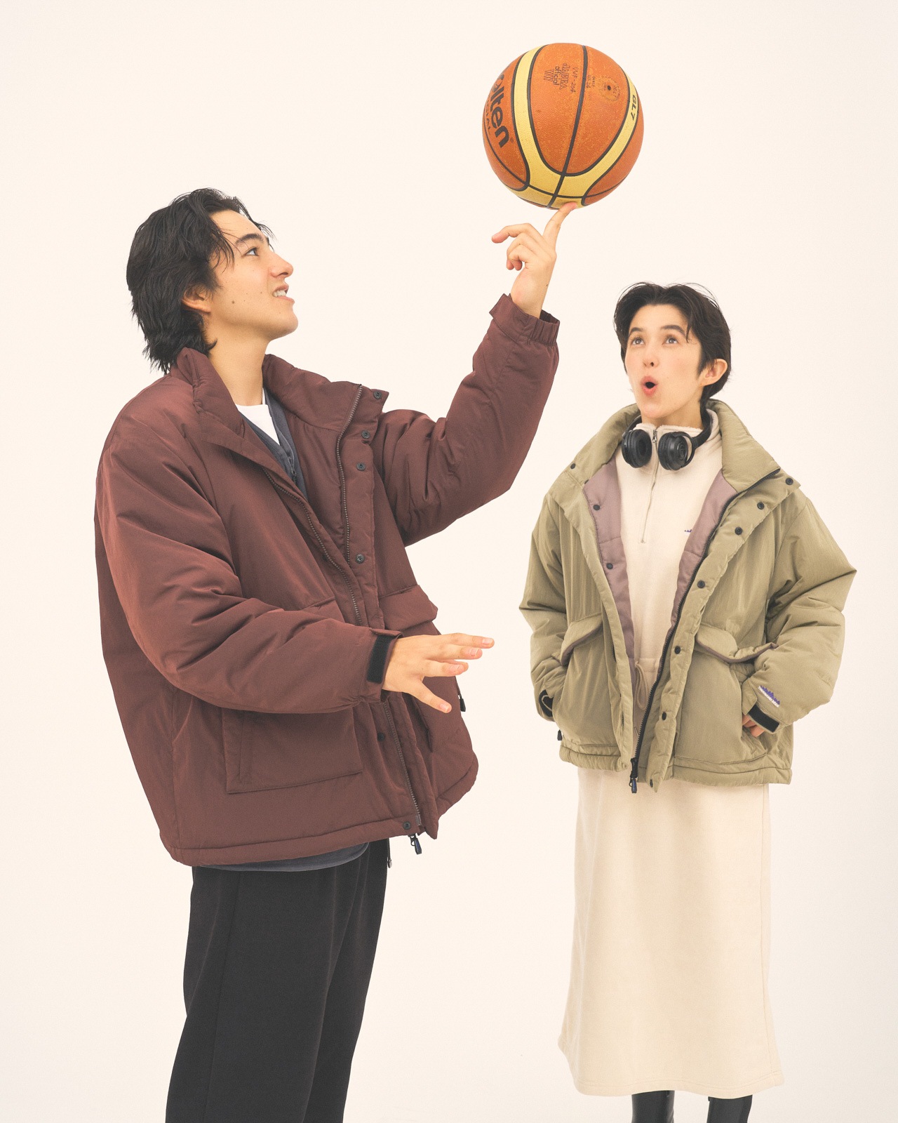 【UNISEX】STAND COLLAR PADDED JACKET/スタンドカラーパデットジャケット