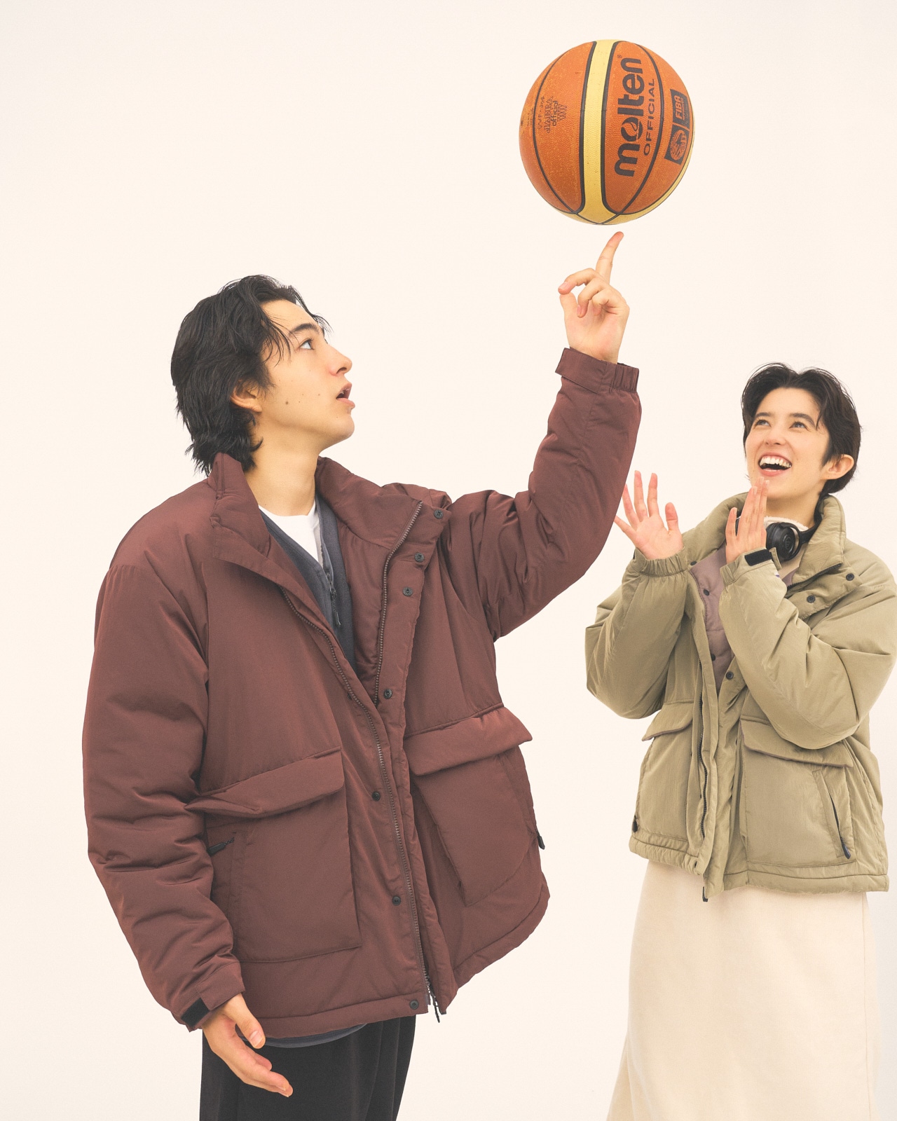 【UNISEX】STAND COLLAR PADDED JACKET/スタンドカラーパデットジャケット