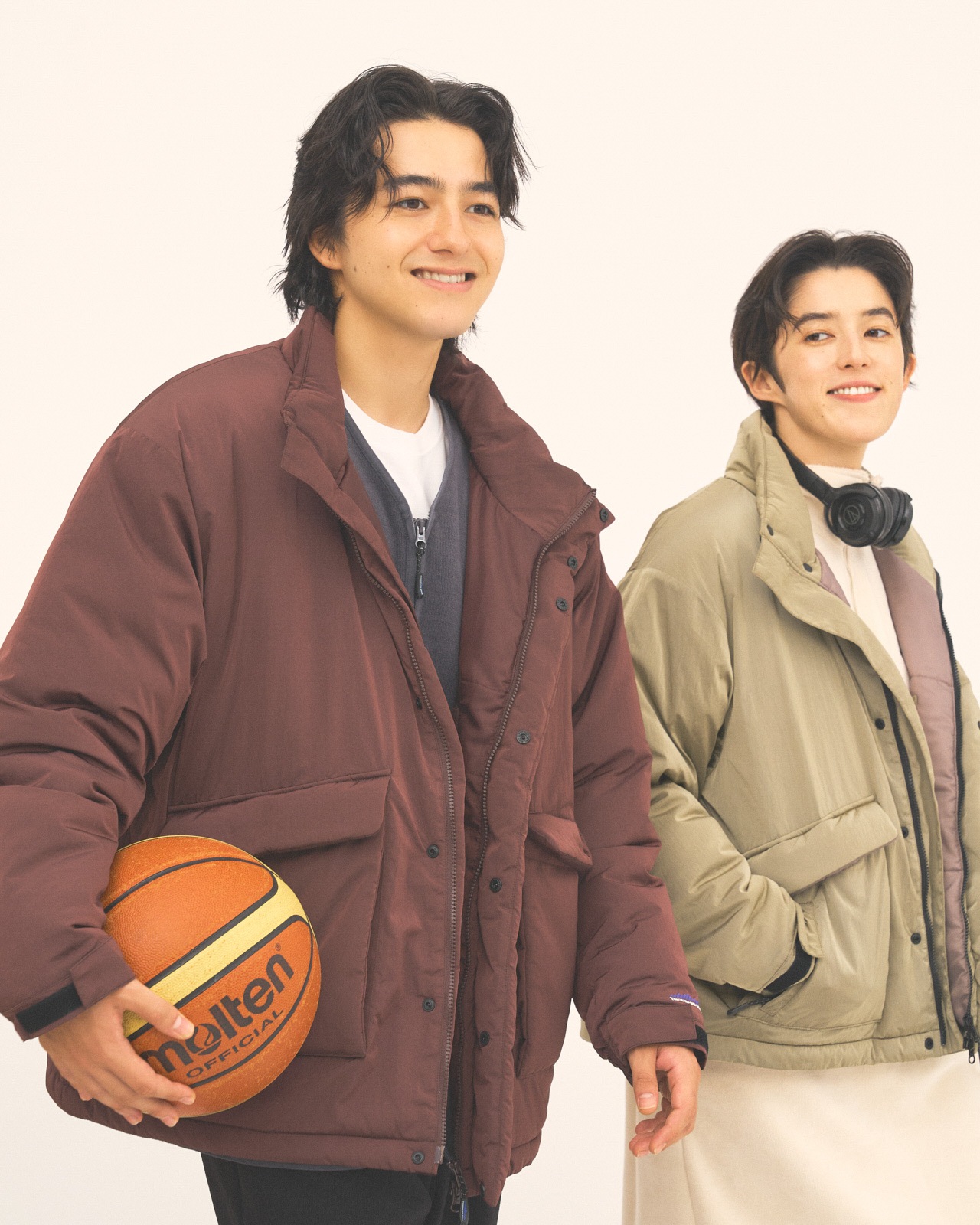 UNISEX】STAND COLLAR PADDED JACKET/スタンドカラーパデット