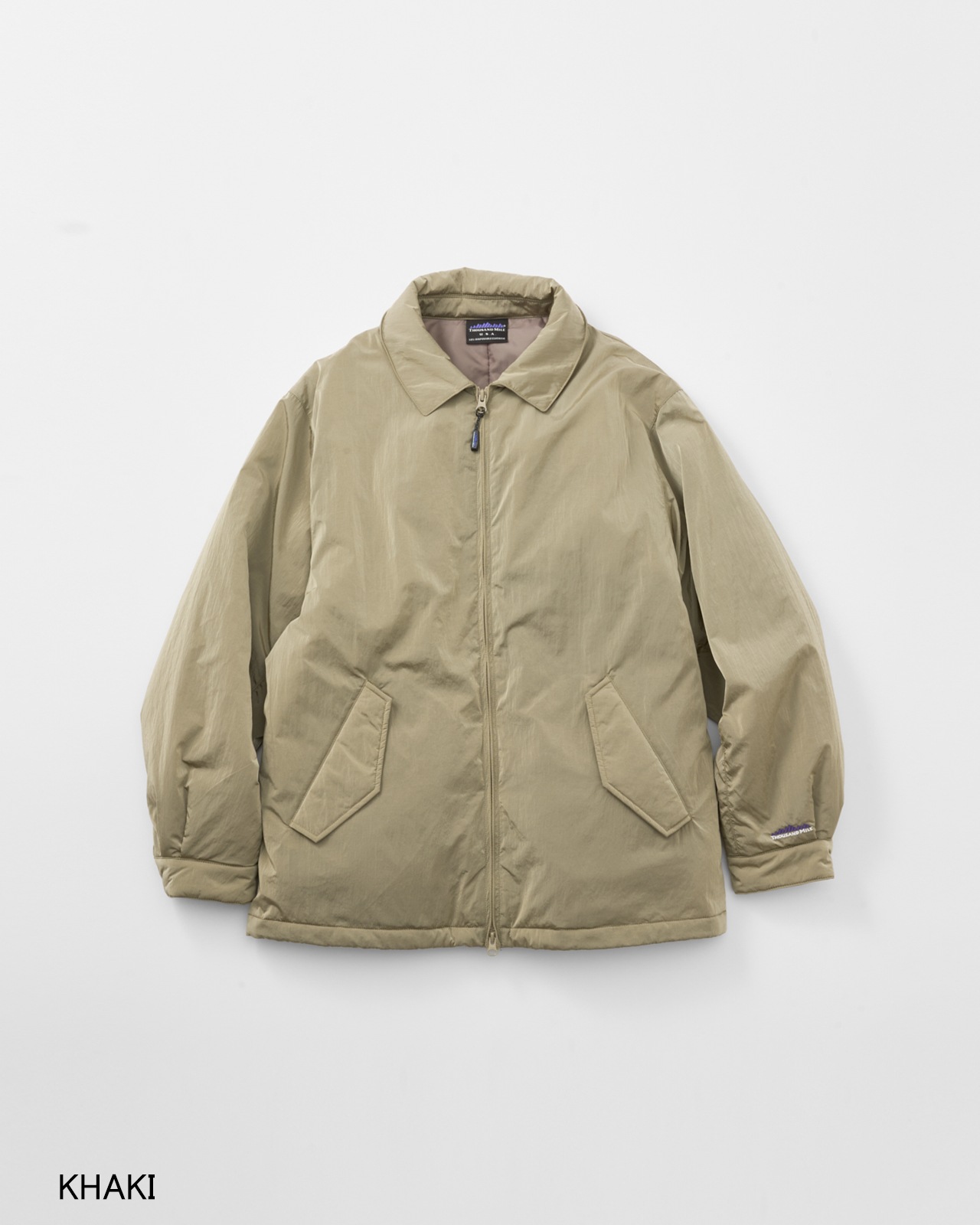 【UNISEX】PADDED ZIP JACKET/パデットジップジャケット