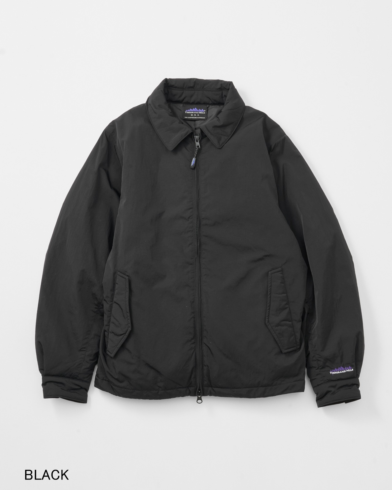 【UNISEX】PADDED ZIP JACKET/パデットジップジャケット