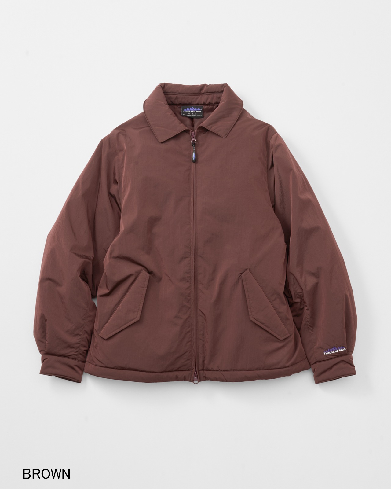 【UNISEX】PADDED ZIP JACKET/パデットジップジャケット