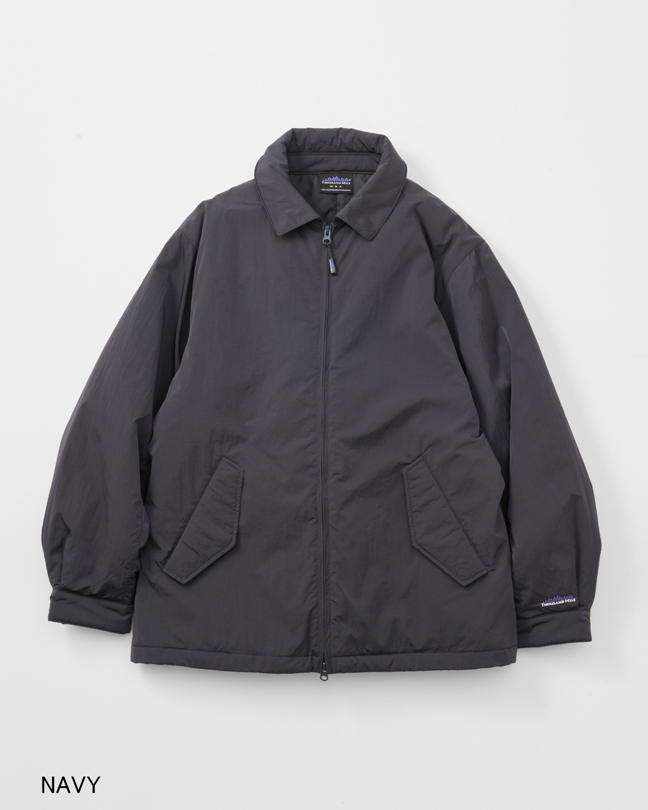 【UNISEX】PADDED ZIP JACKET/パデットジップジャケット