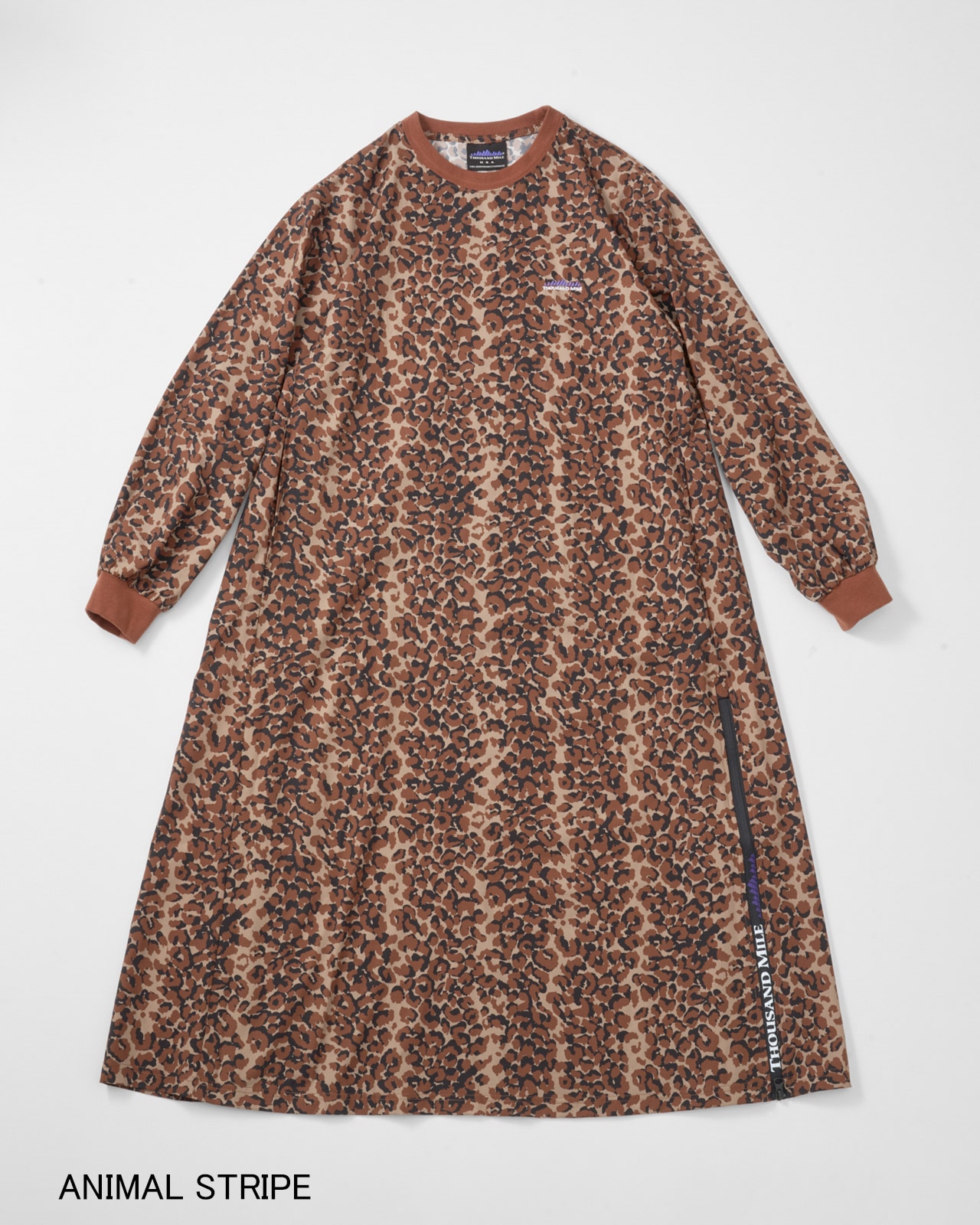 L's】LONG SLEEVE OP (PRINT)NYLON・POLYURETHANE/ロングスリーブ