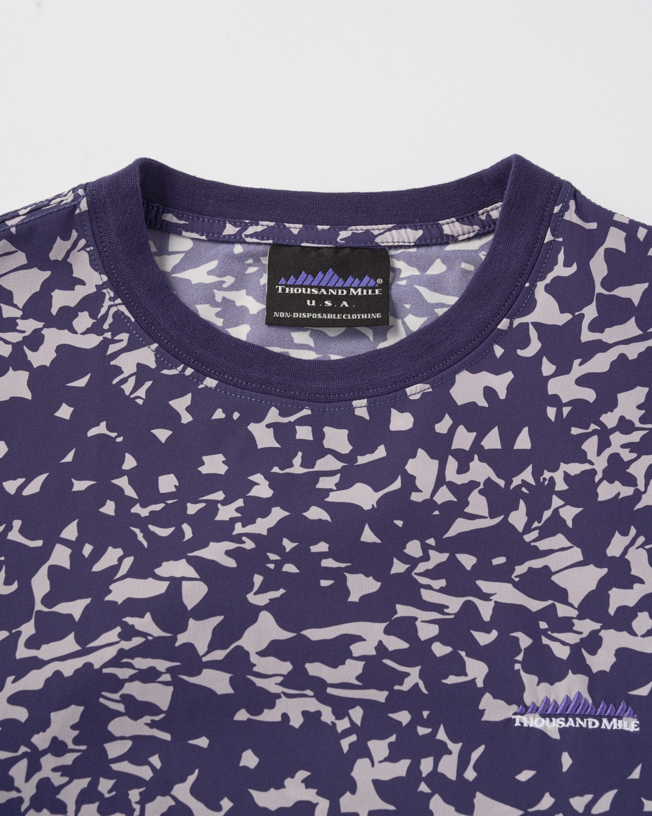 【L's】LONG SLEEVE OP (PRINT)NYLON・POLYURETHANE/ロングスリーブワンピース プリント ナイロン・ポリウレタン