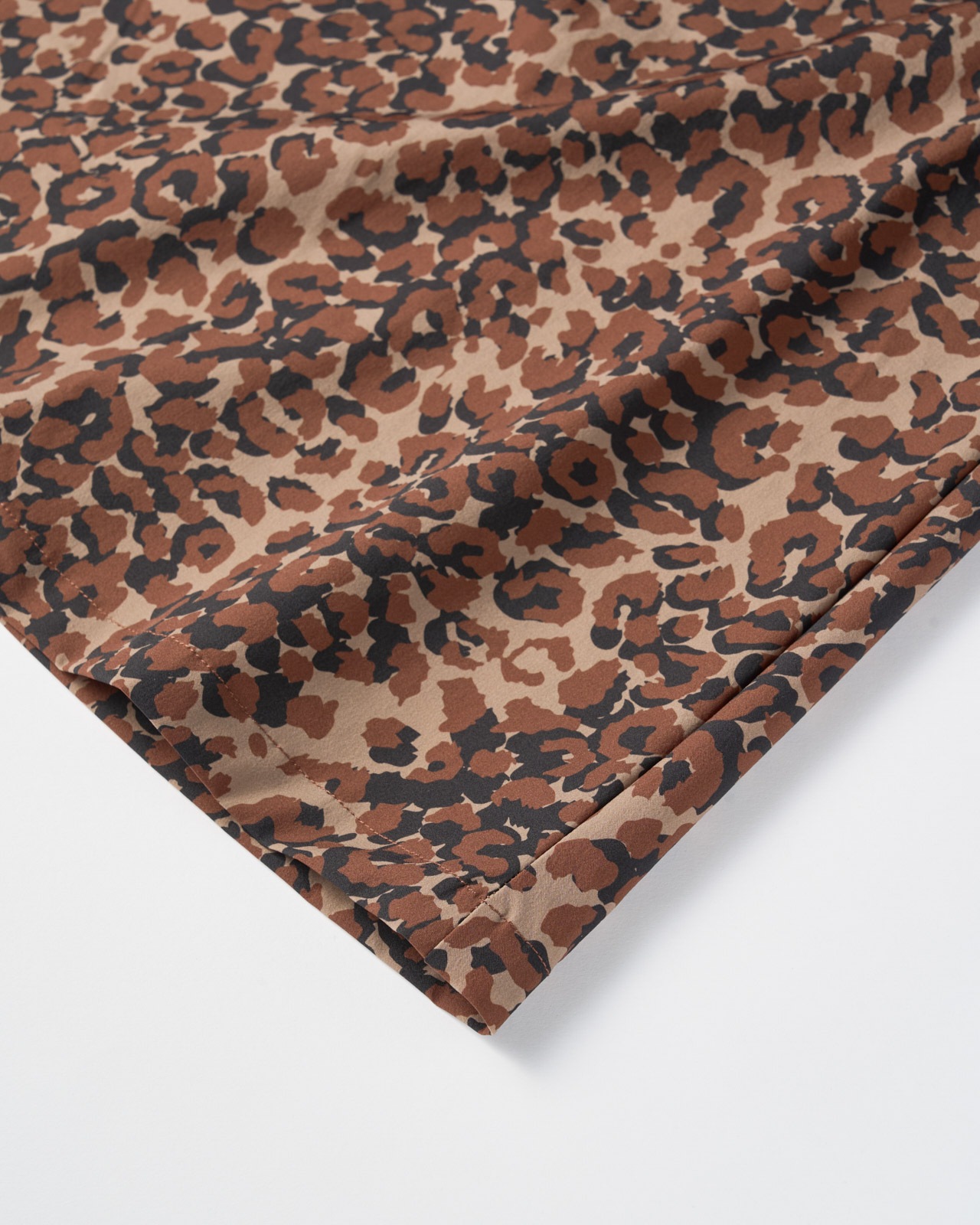 【L's】3/4 SLEEVE SNAP OP (PRINT)NYLON・POLYURETHANE/スリーブスナップワンピースプリント ナイロン・ポリウレタン