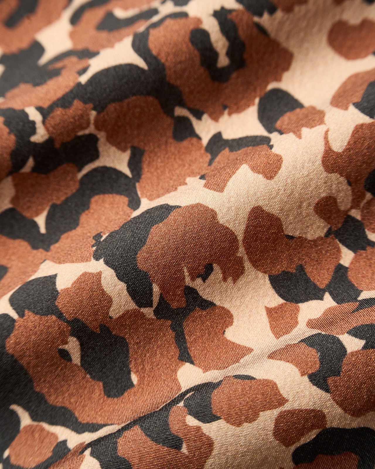 【L's】3/4 SLEEVE SNAP OP (PRINT)NYLON・POLYURETHANE/スリーブスナップワンピースプリント ナイロン・ポリウレタン