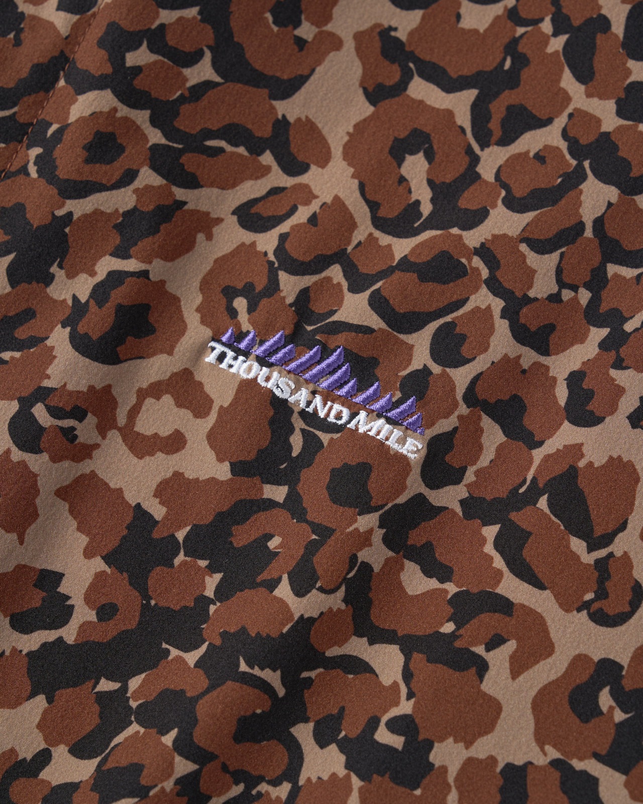 【L's】3/4 SLEEVE SNAP OP (PRINT)NYLON・POLYURETHANE/スリーブスナップワンピースプリント ナイロン・ポリウレタン