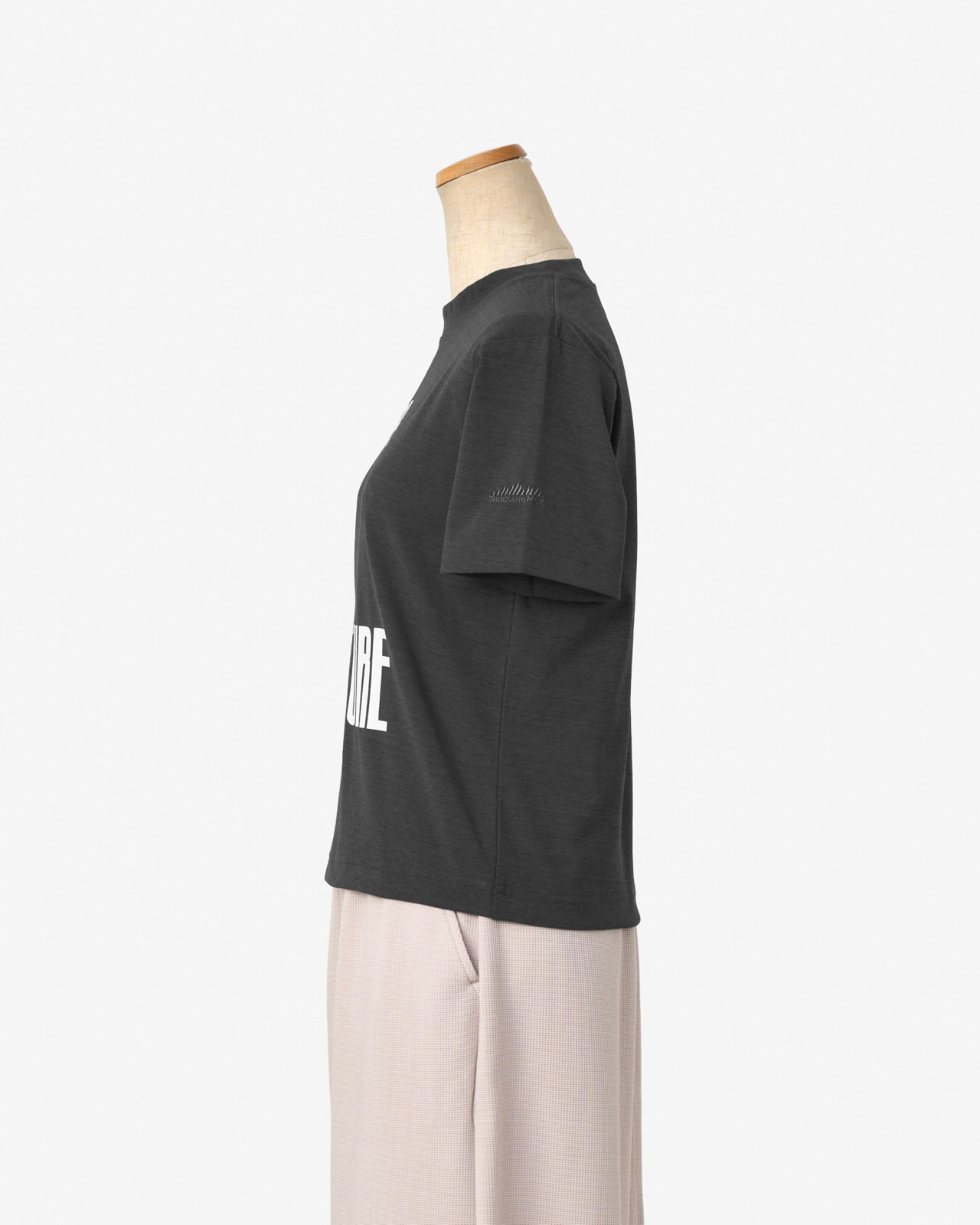 【L's】SHORT SLEEVE COMPACT PRINT T-SHIRT DEPARTURE LUXELEAF JERSEY/ショートスリーブコンパクトプリントTシャツ
