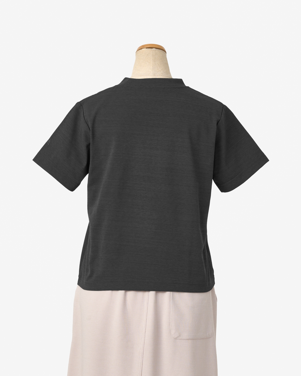 【L's】SHORT SLEEVE COMPACT PRINT T-SHIRT DEPARTURE LUXELEAF JERSEY/ショートスリーブコンパクトプリントTシャツ