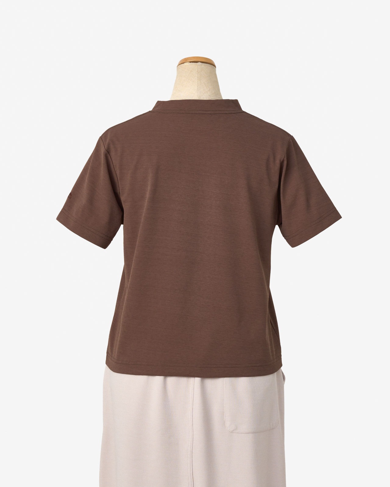 【L's】SHORT SLEEVE COMPACT PRINT T-SHIRT TRAVEL LUXELEAF JERSEY/ショートスリーブコンパクトプリントTシャツ
