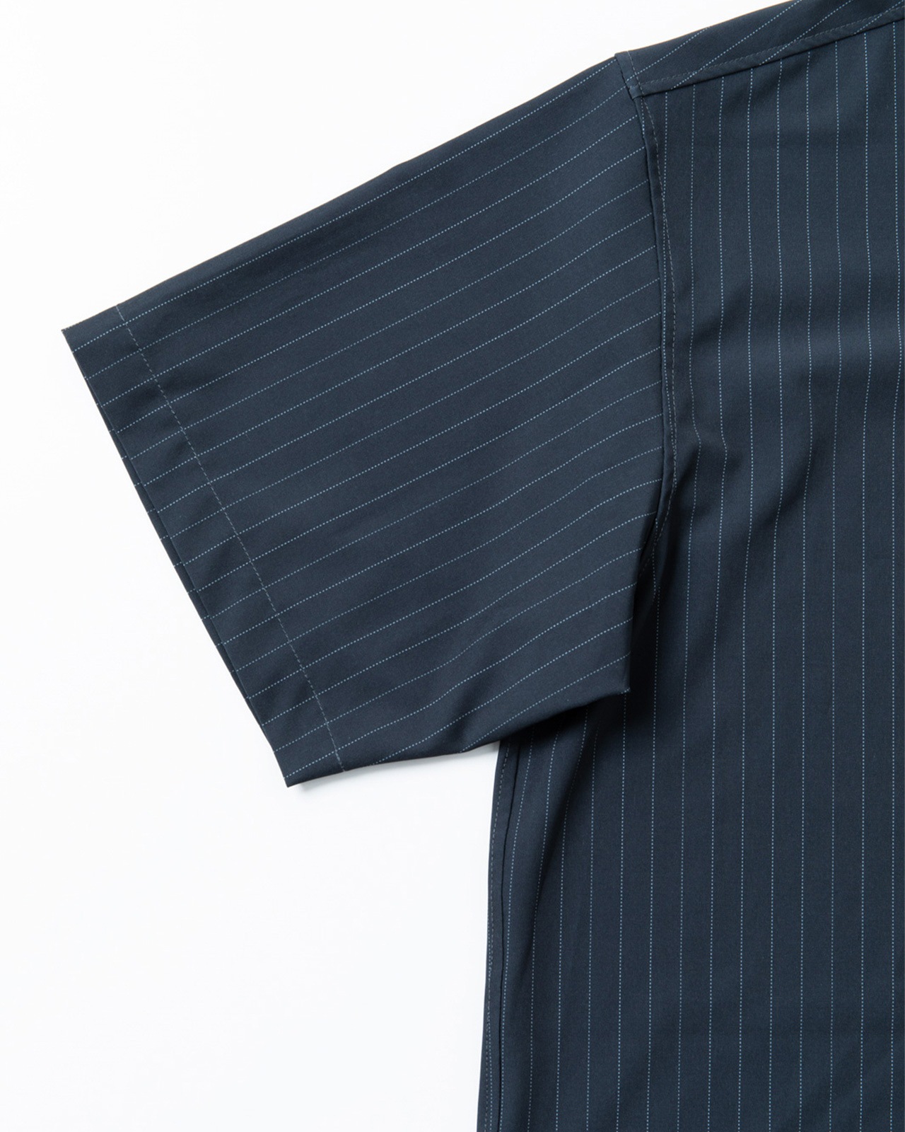 【M's】SHORT SLEEVE SHIRT T/PU(PRINT)/ショートスリーブシャツ ストライププリント