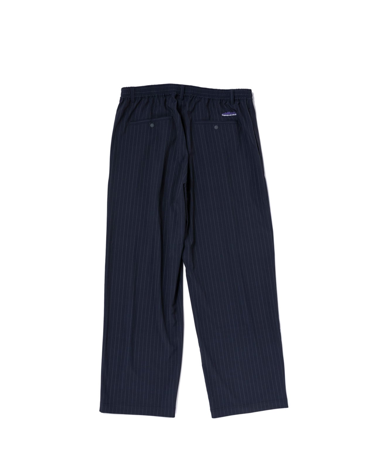 M's】TUCK LONG PANTS T/PU(PRINT)/タックロングパンツ ストライプ