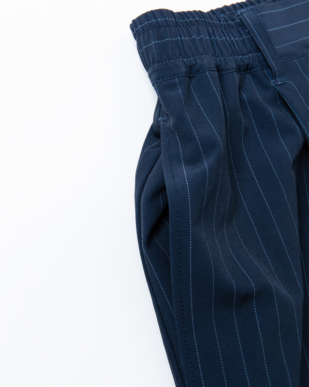 【M's】TUCK LONG PANTS T/PU(PRINT)/タックロングパンツ ストライププリント