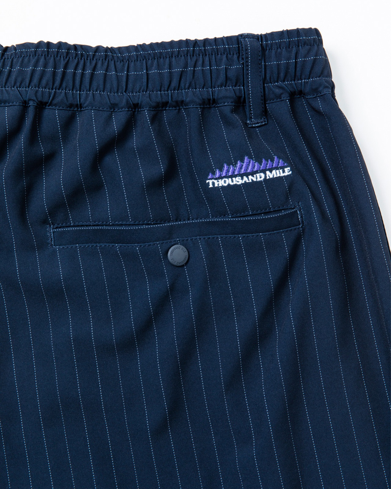 【M's】TUCK LONG PANTS T/PU(PRINT)/タックロングパンツ ストライププリント