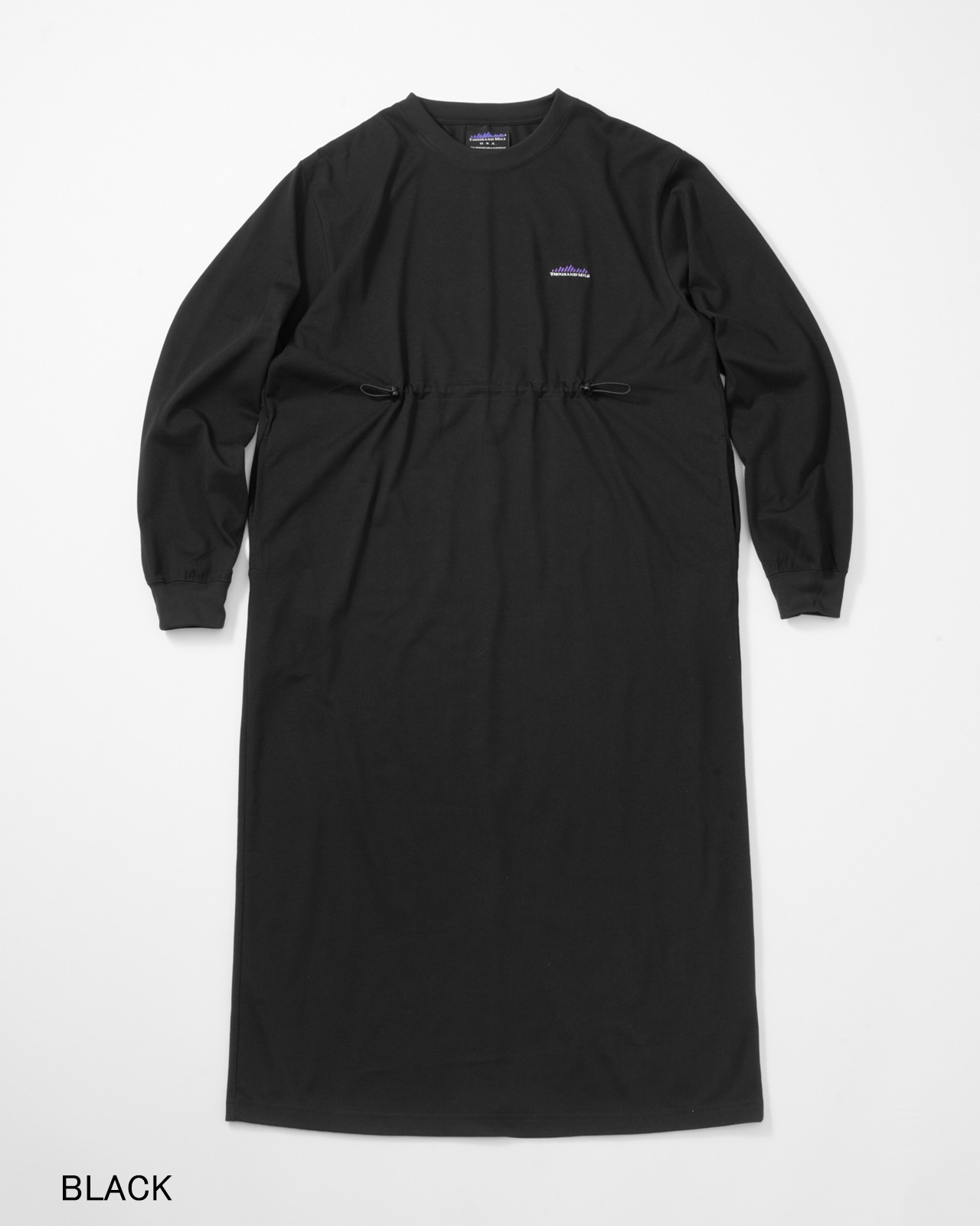 L's】LONG SLEEVE DRAWCORD OP/ロングスリーブドローコードワンピース