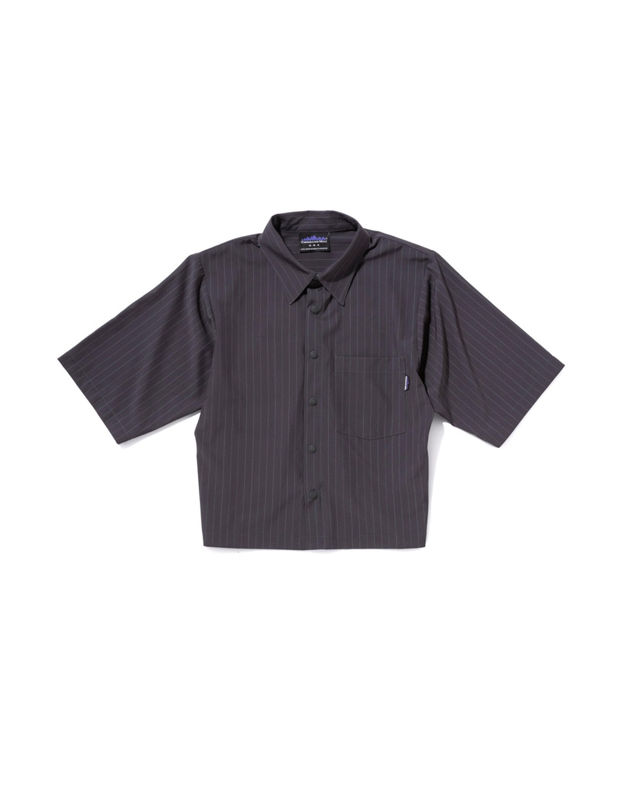【L's】SHORT SLEEVE SHIRT & LONG PANTS SET T/PU(PRINT)/ショートスリーブシャツ＆ロングパンツ セット ストライププリント