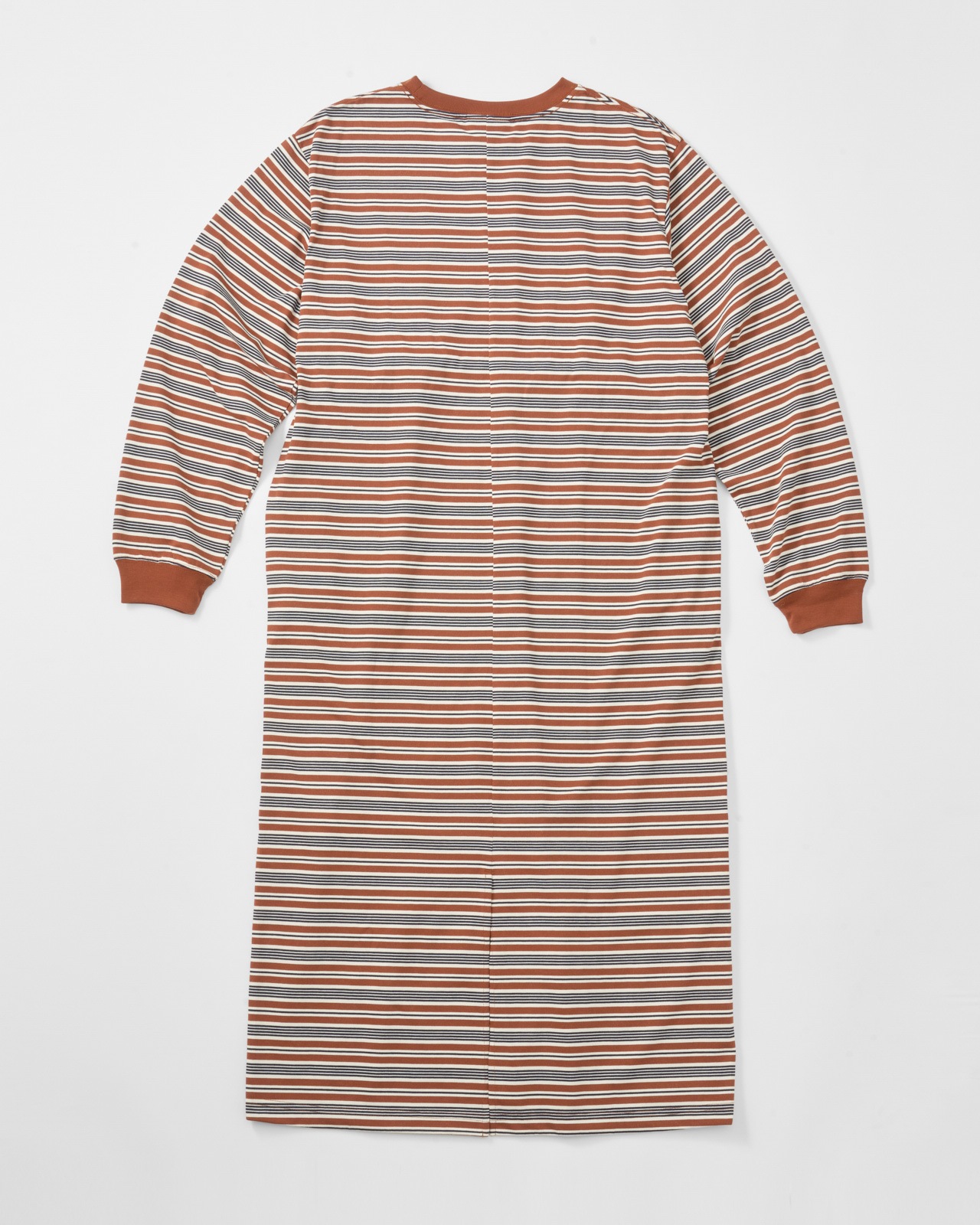 【L's】LONG SLEEVE DRAWCORD OP BORDER/ロングスリーブドローコードワンピースボーダー