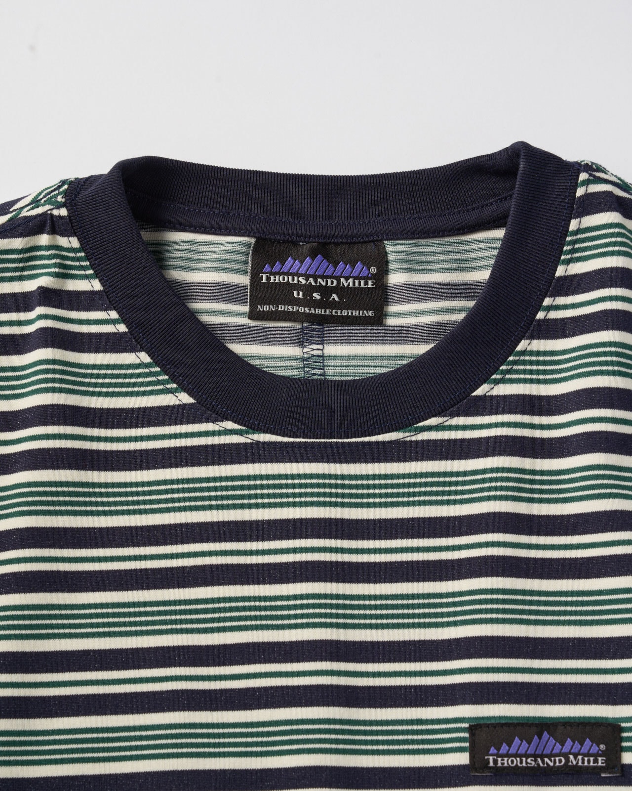 【L's】LONG SLEEVE DRAWCORD OP BORDER/ロングスリーブドローコードワンピースボーダー