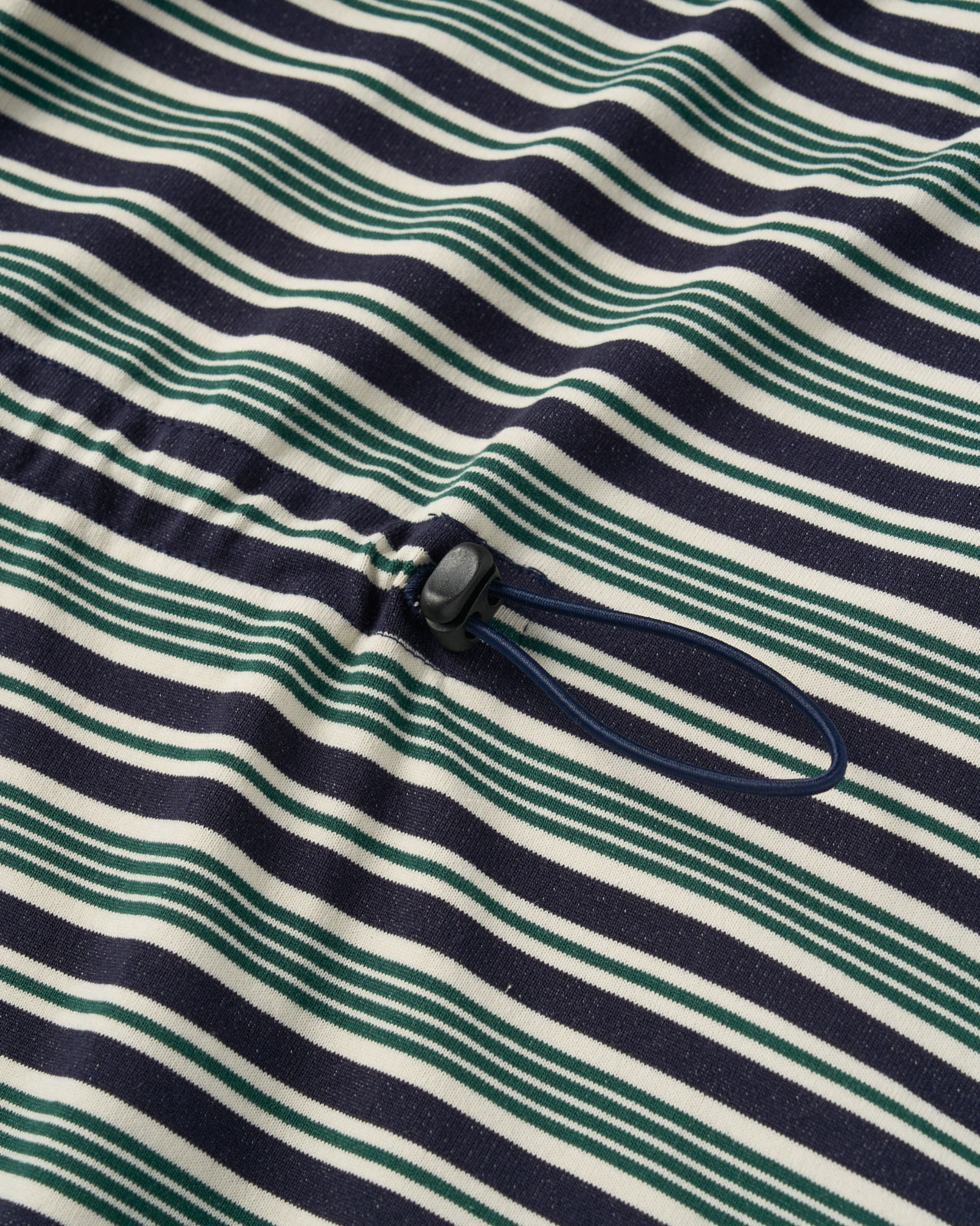 【L's】LONG SLEEVE DRAWCORD OP BORDER/ロングスリーブドローコードワンピースボーダー