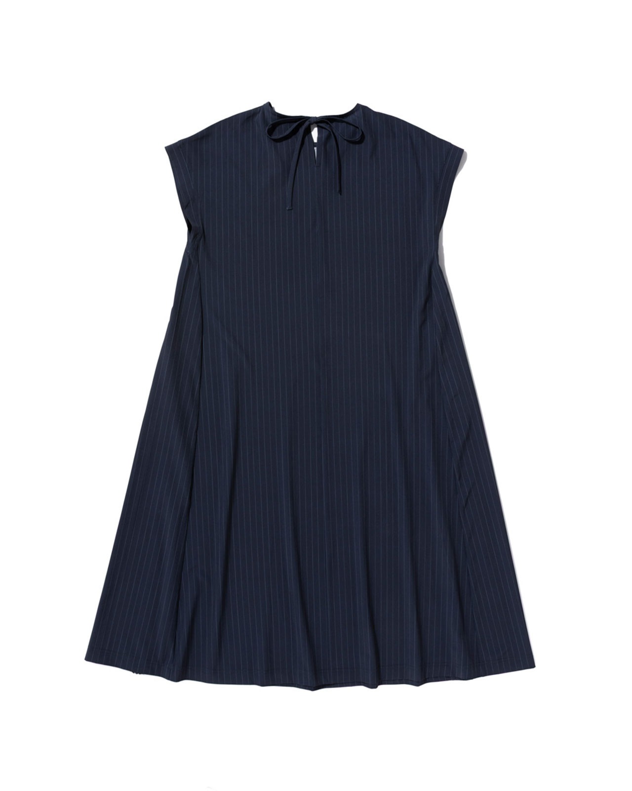 【L's】FRENCH SLEEVE OP T/PU(PRINT)/フレンチスリーブワンピース ストライププリント
