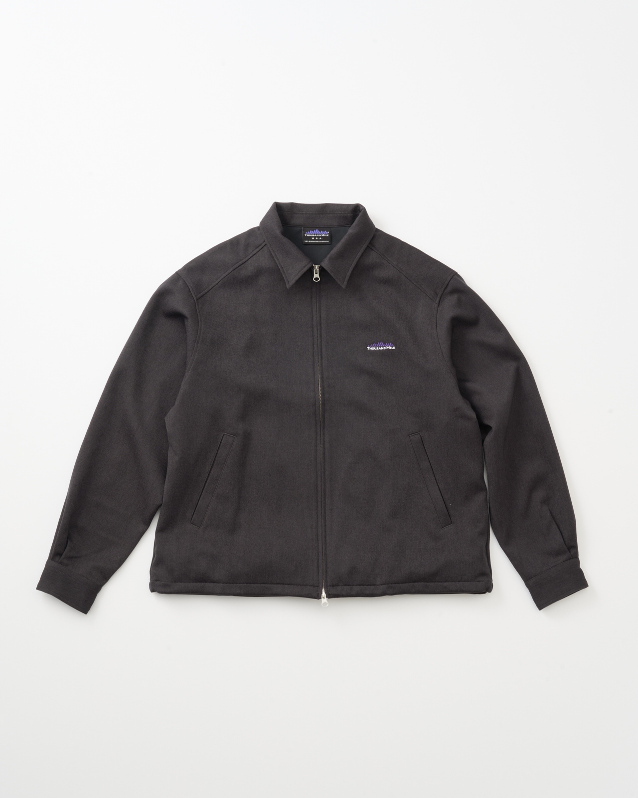 マイル M's】ZIP BLOUSON＆PANTS＆BAG SET UP WOOL LIKE/ジップブルゾン