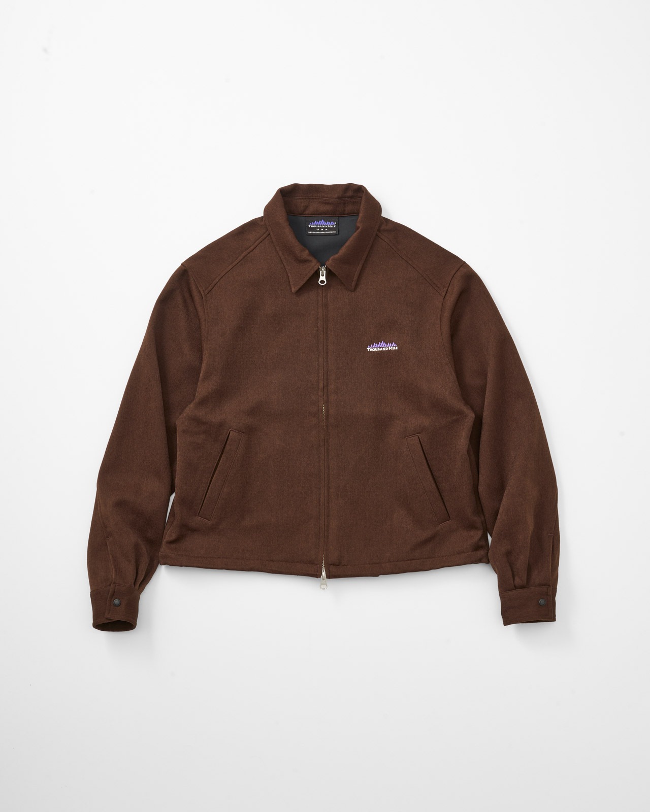 【L's】ZIP BLOUSON＆SKIRT＆BAG SET UP　WOOL LIKE/ジップブルゾン＆スカート＆バッグセットアップ ウールライク