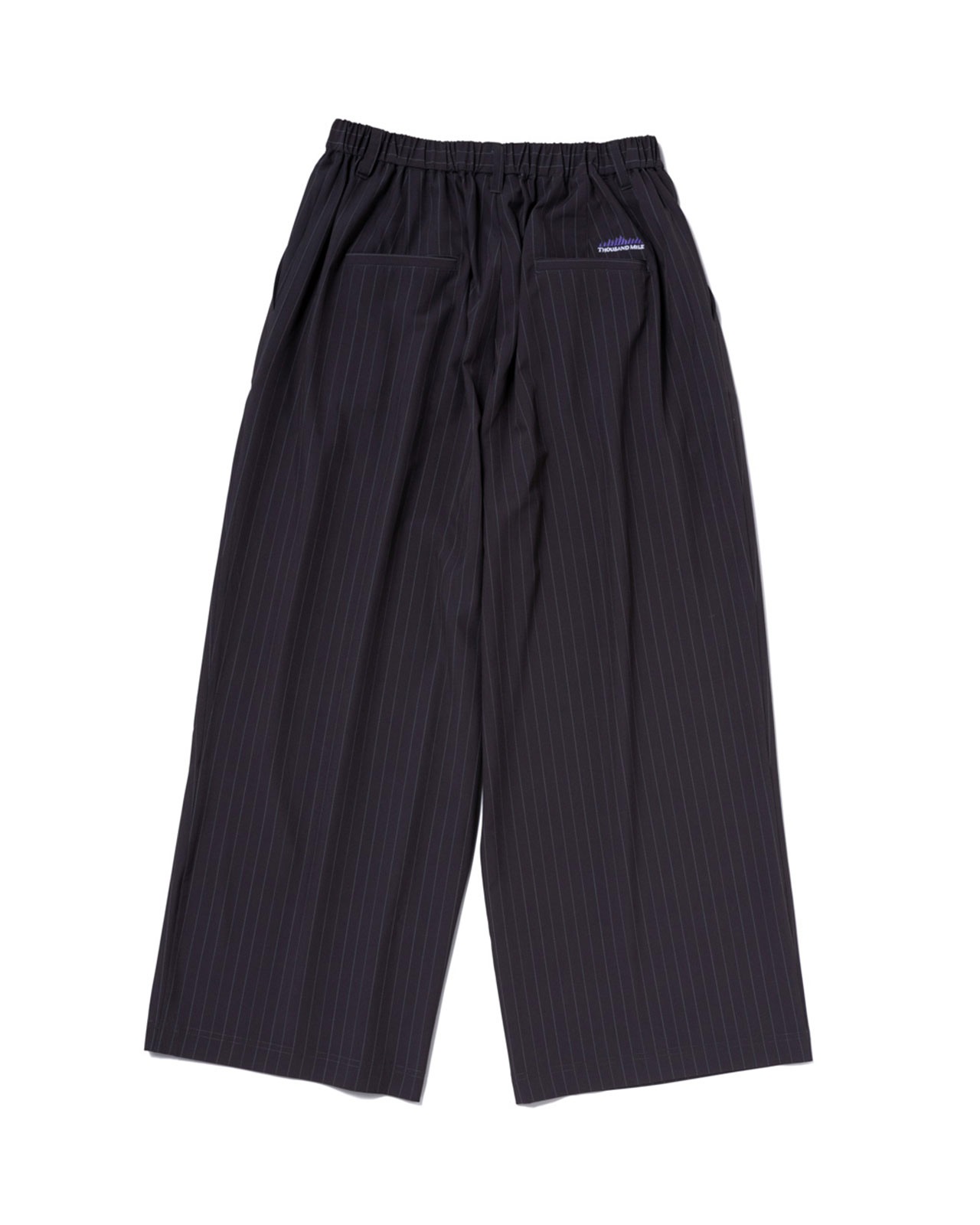 L's】LONG WIDE PANTS T/PU(PRINT)/ロングワイドパンツ ストライプ